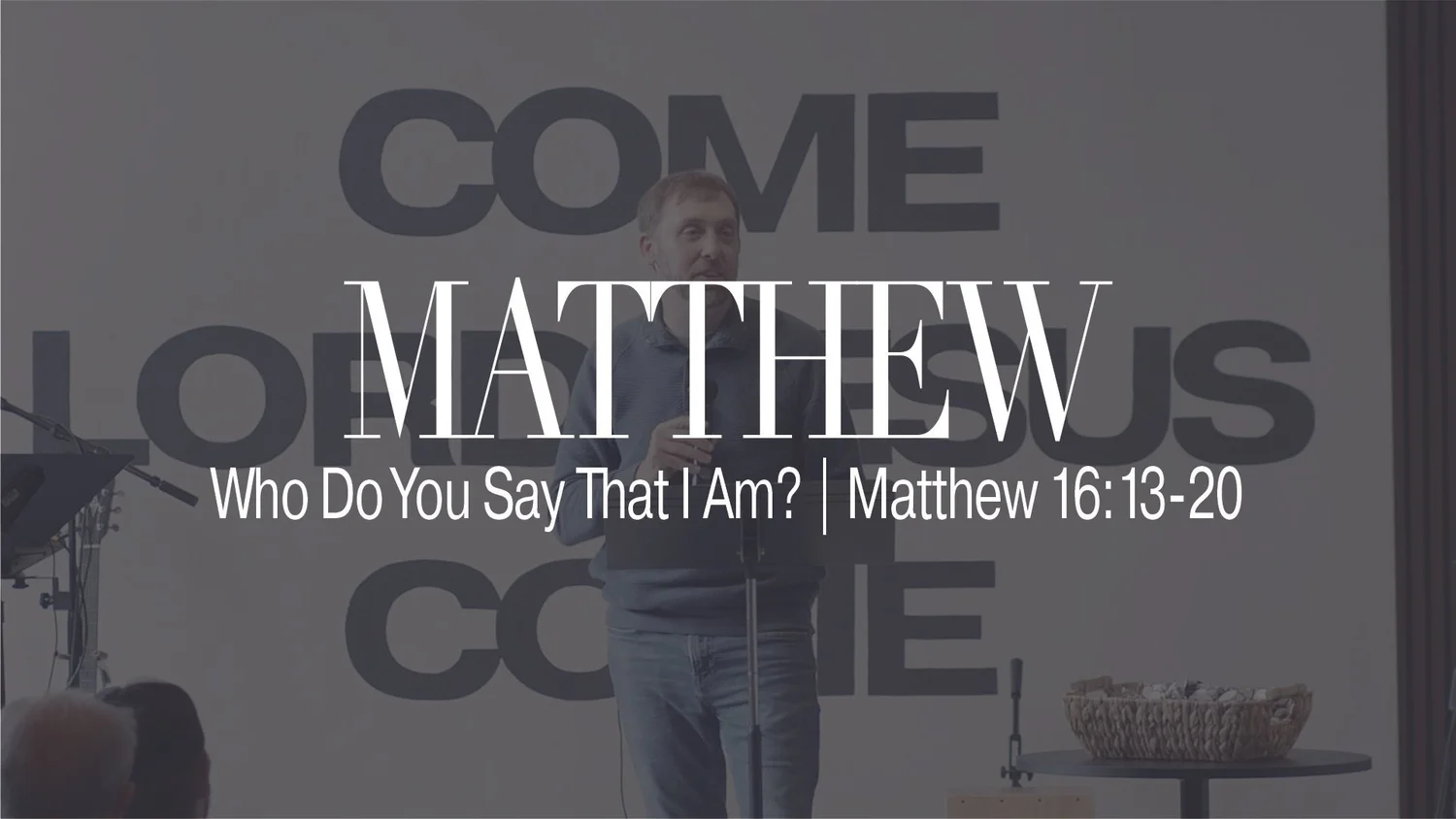 Who Do You Say That I Am? | Matthew 16:13-20 episode artwork