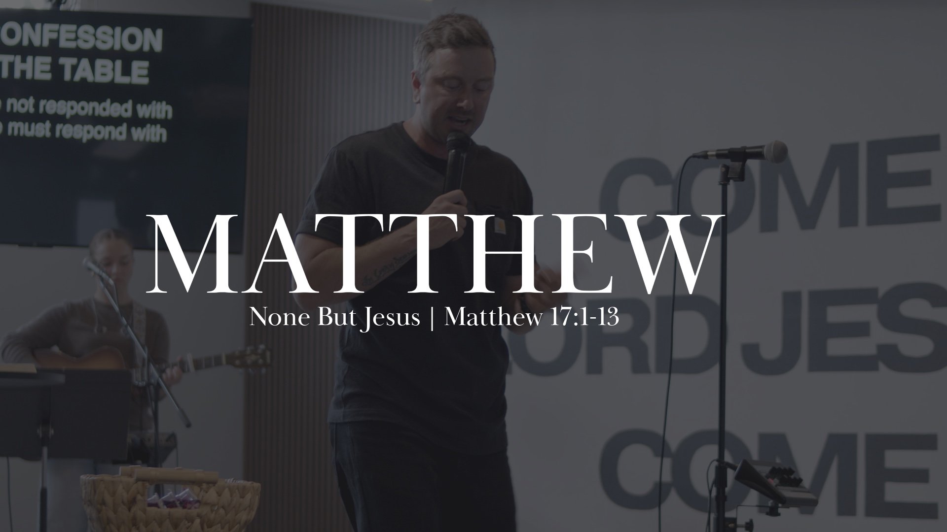 None But Jesus | Matthew 17:1-13