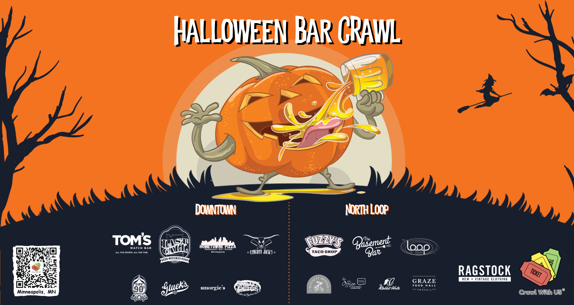 Halloween Bar Crawl