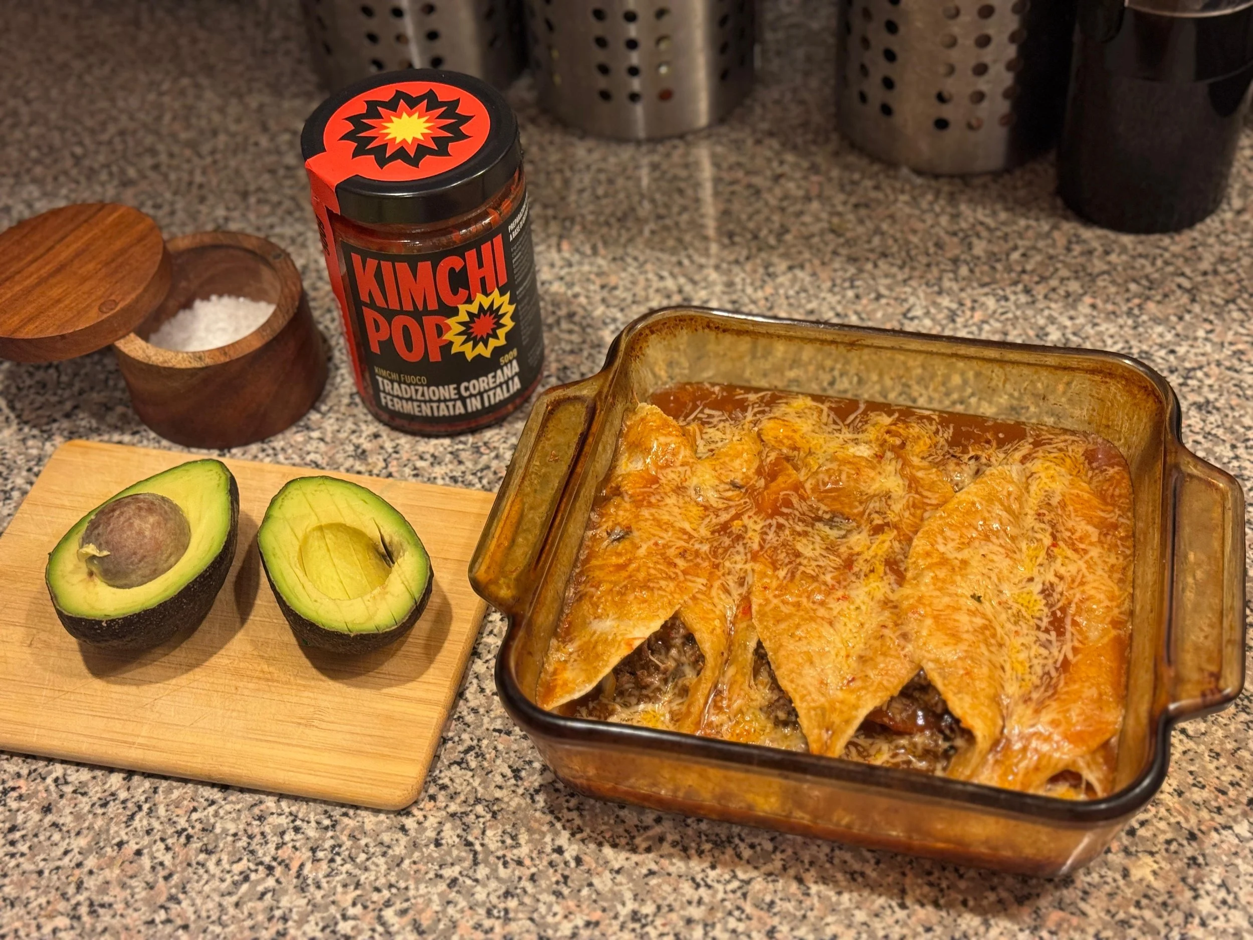KIMCHI ENCHILADAS 