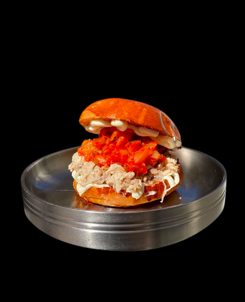 049 Lab, Padova – Kimchi Burger con Gallina in Saor, Maionese, Kimchi