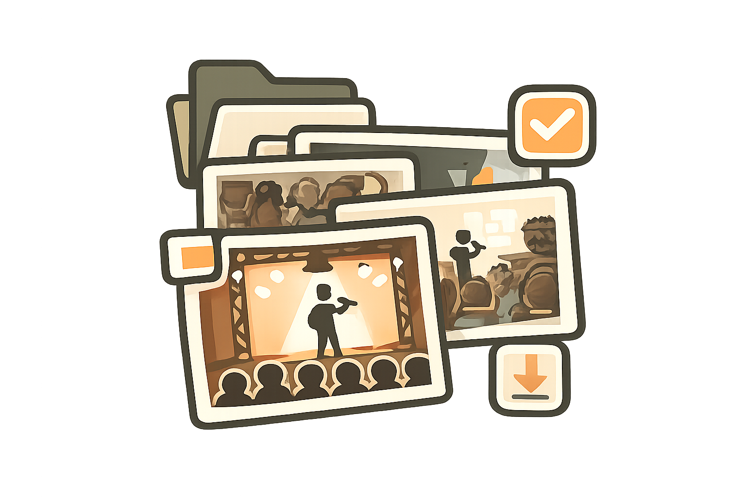 Event Content Library Graphic