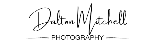 Text that reads 'Dalton Mitchell Photography' in a stylized handwritten font.
