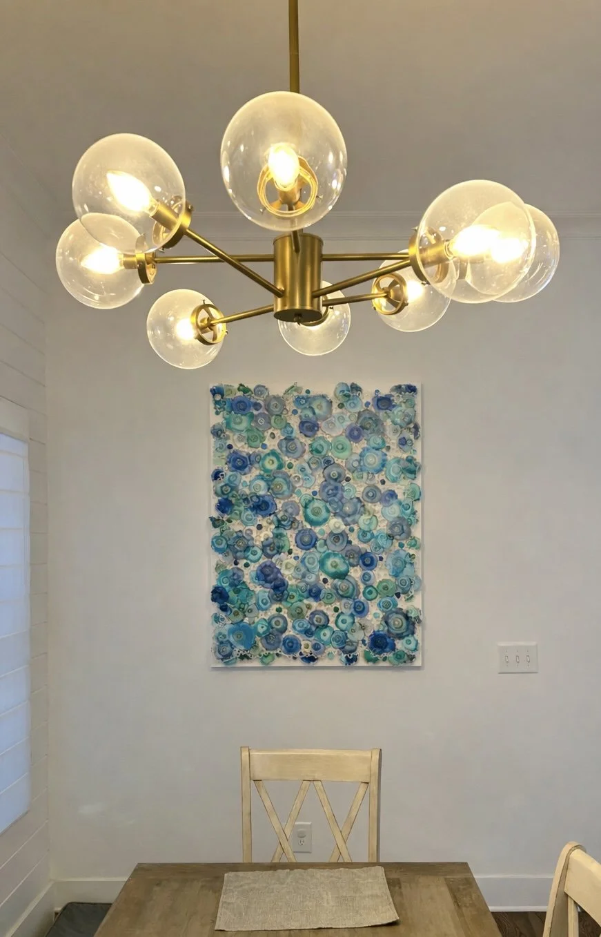 “For Caroline & Joey” • 36x48 • 2026 • Ink on Synthetic Paper