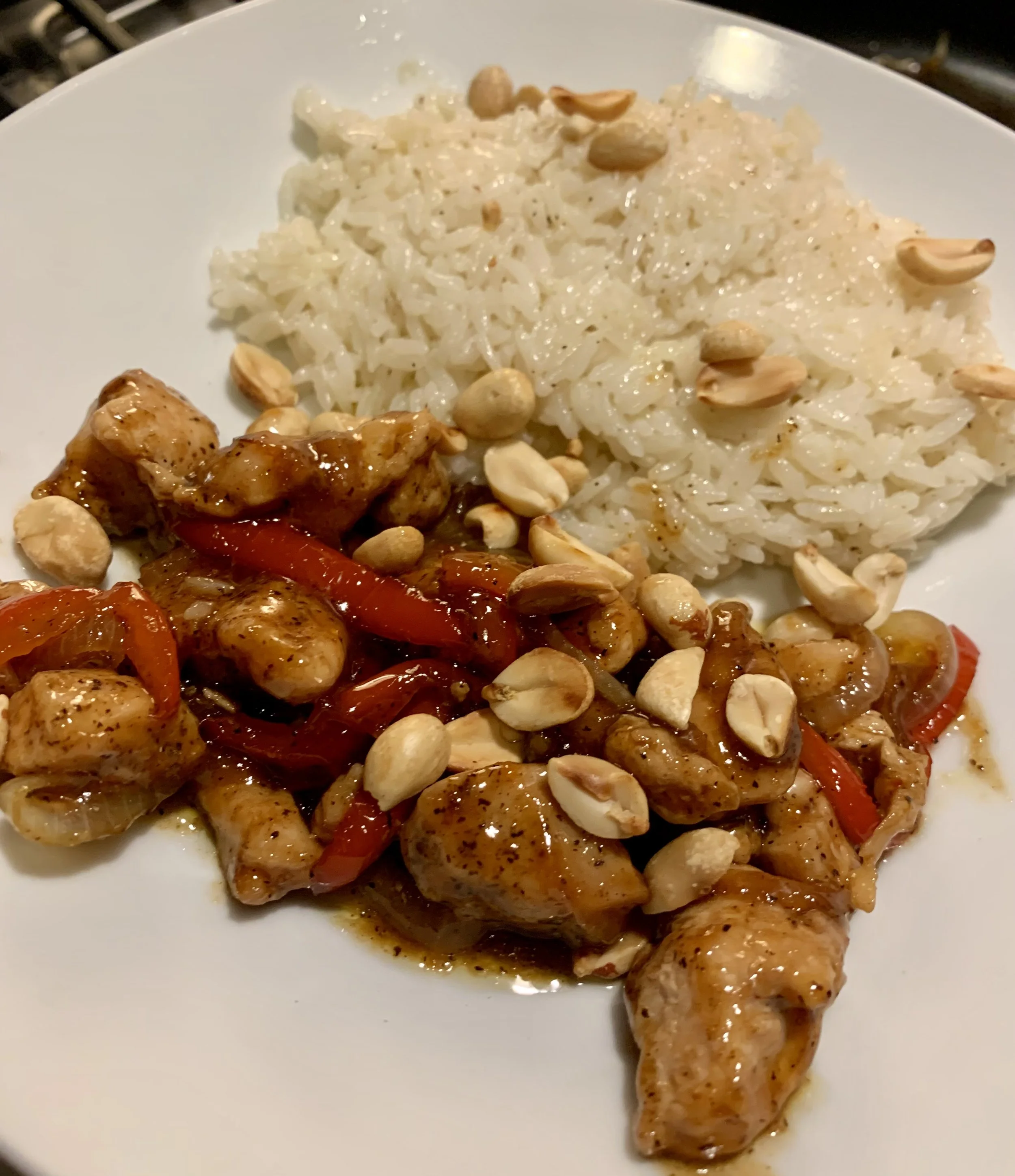 Kung Pao Chicken & Rice