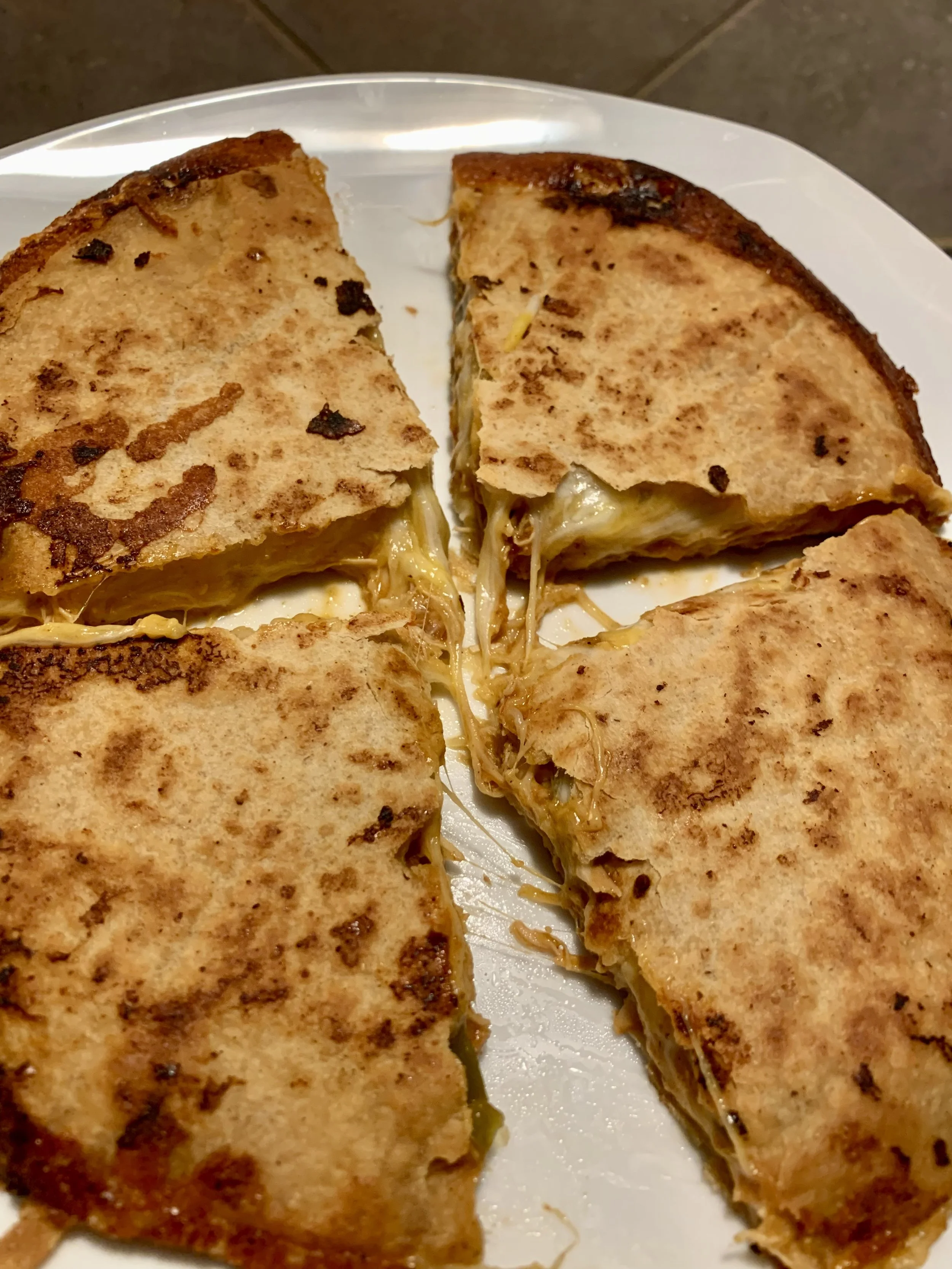 Chicken & Bell Pepper Quesadillas