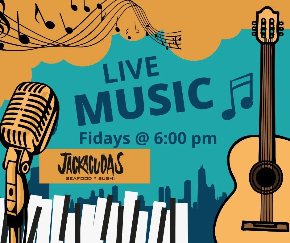 The sound waves are calling you @jackacudas this evening. Come support amazing talent while enjoying good food and great company. What song do you hope they play? #livemusic #weekendvibes #fridayvibes #localtalent #cocktailhour