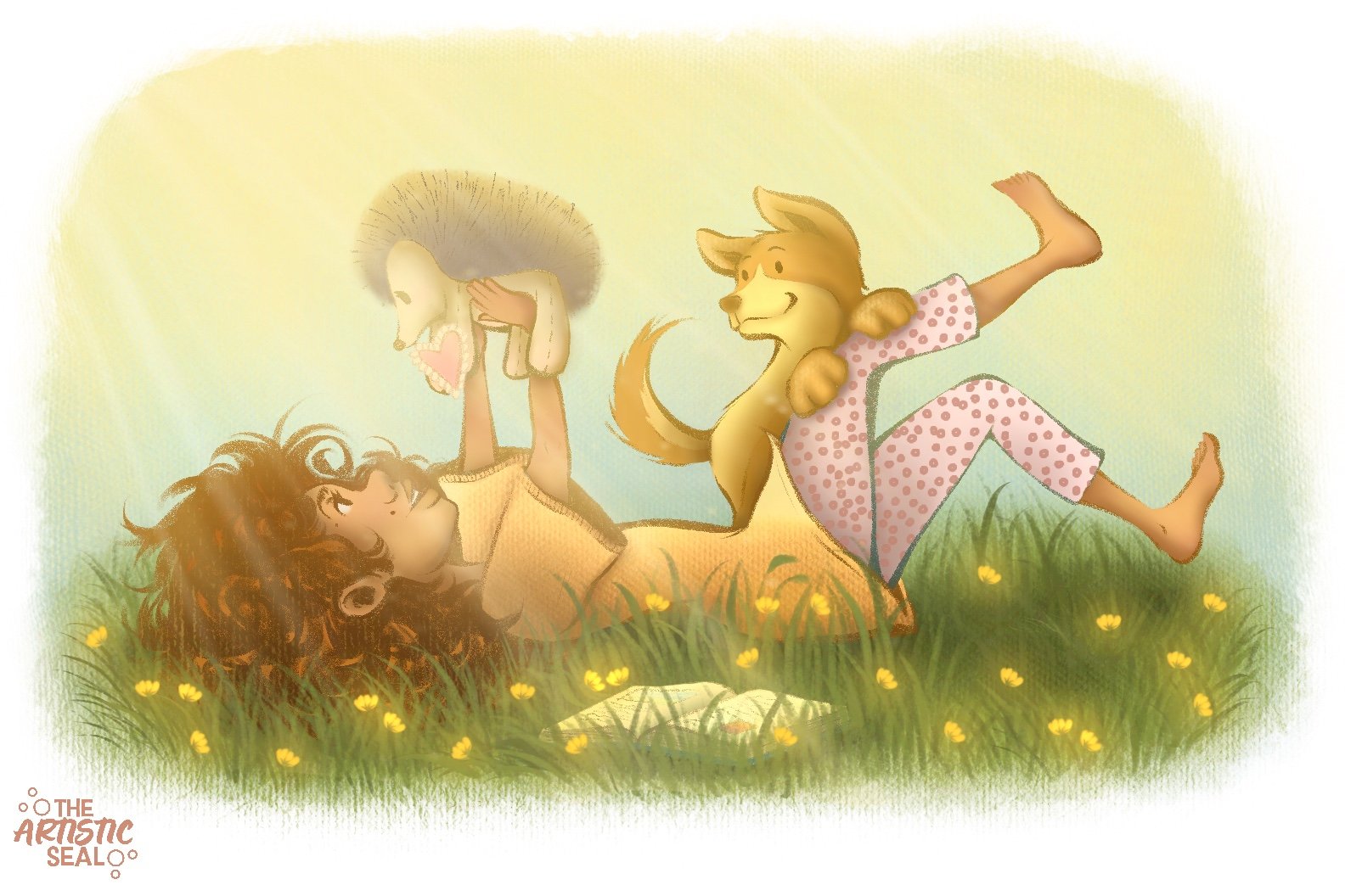 Held by Summer | Digital Illustration 