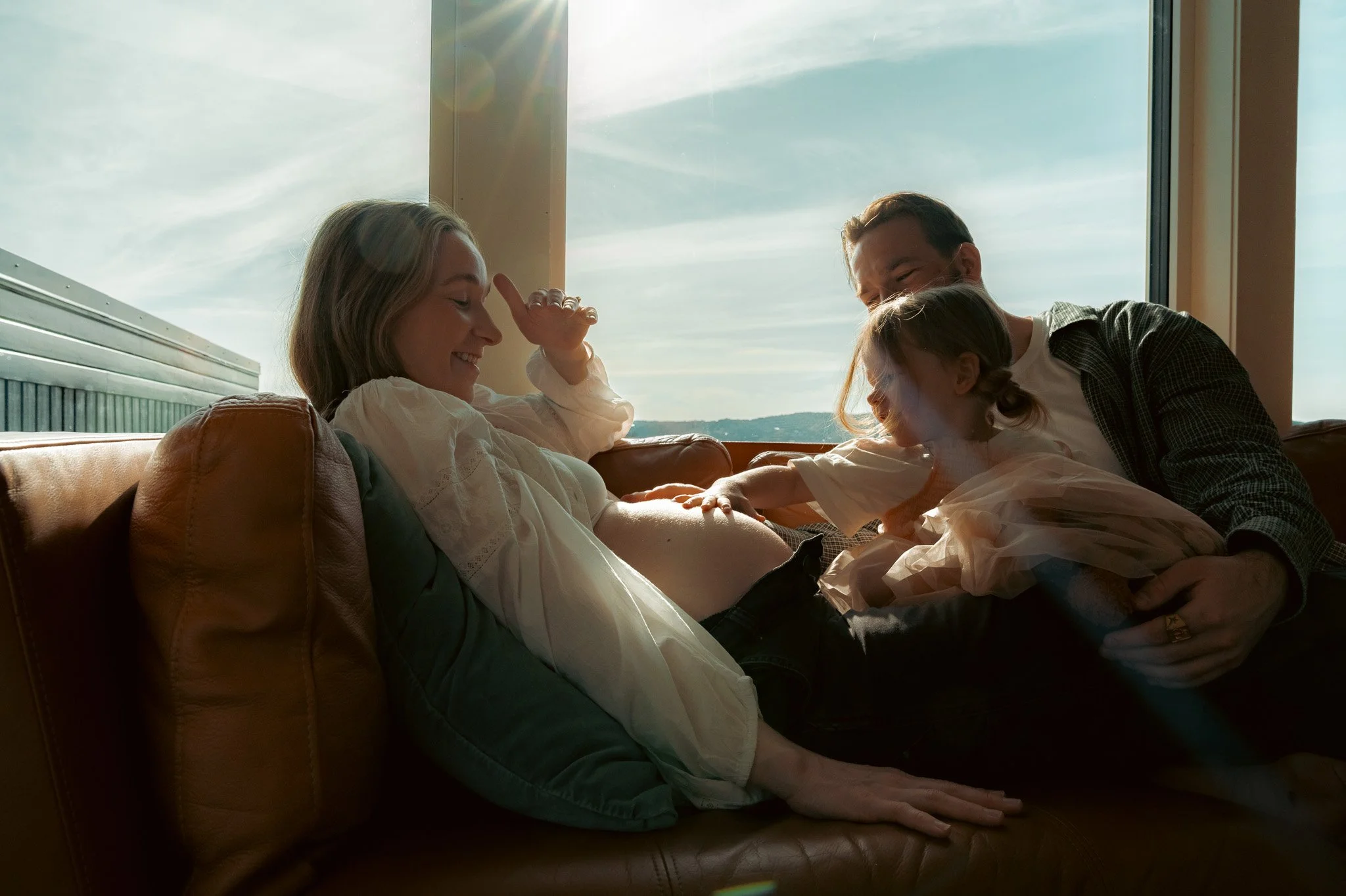 kveldskos bilder hjemme med familie haugesund