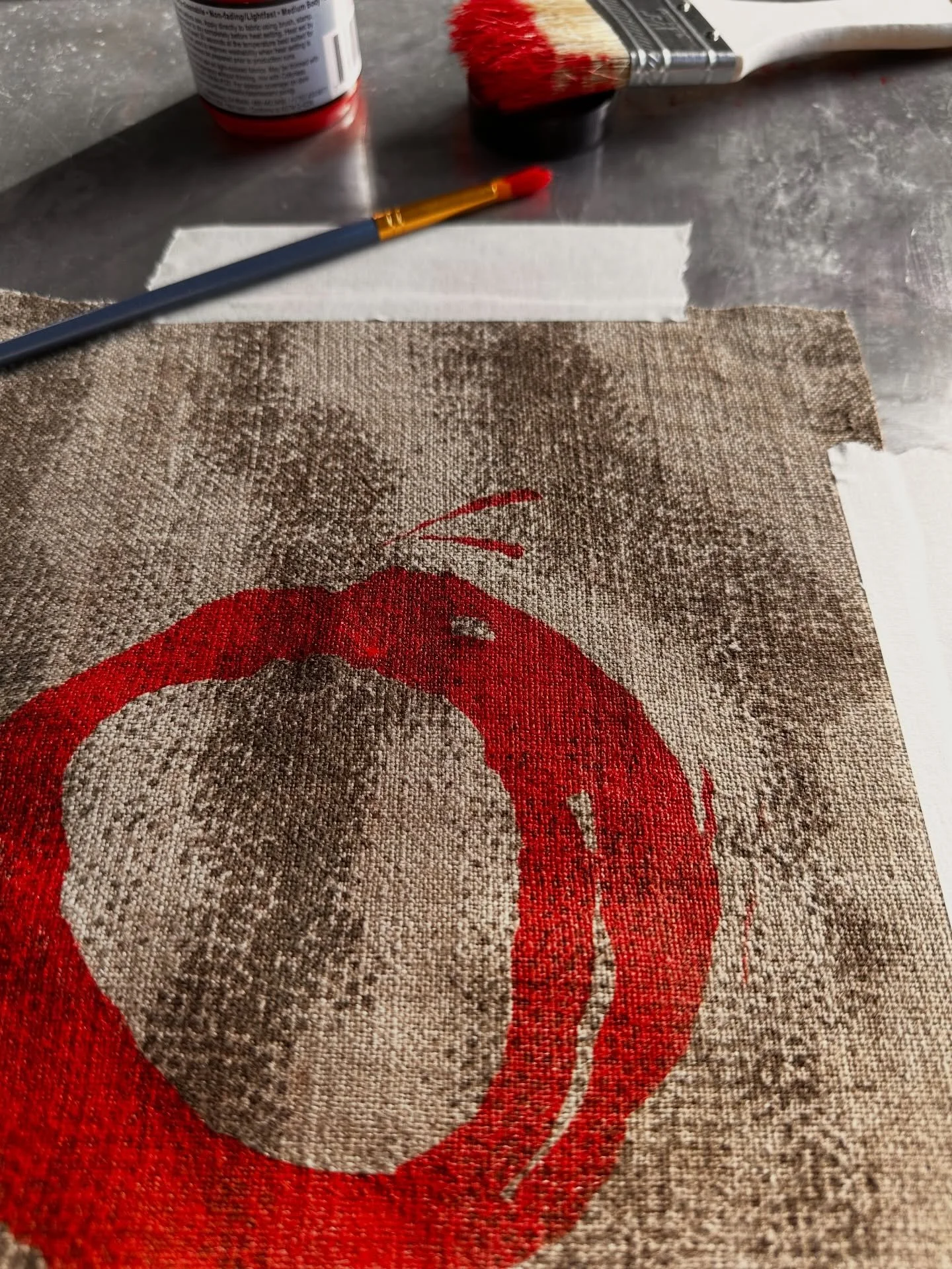 More red on brown&hellip;..#cyanotypeprint #cyanotype #cyanotypeprocess #cyanotypeart #cyanotypeprinting