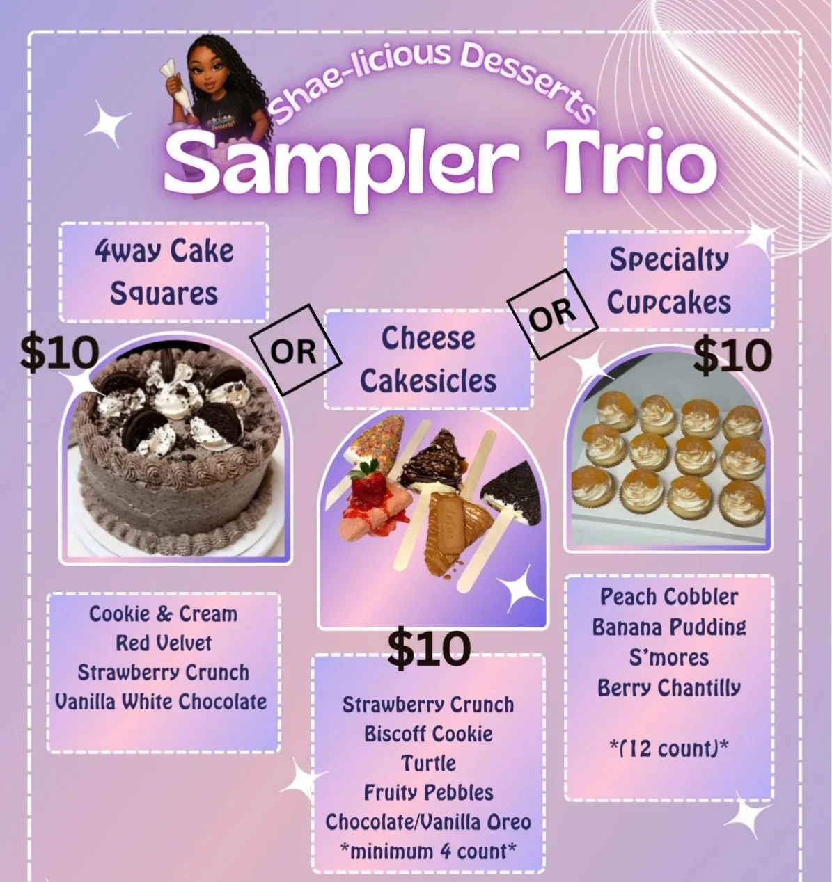 Sampler Trio