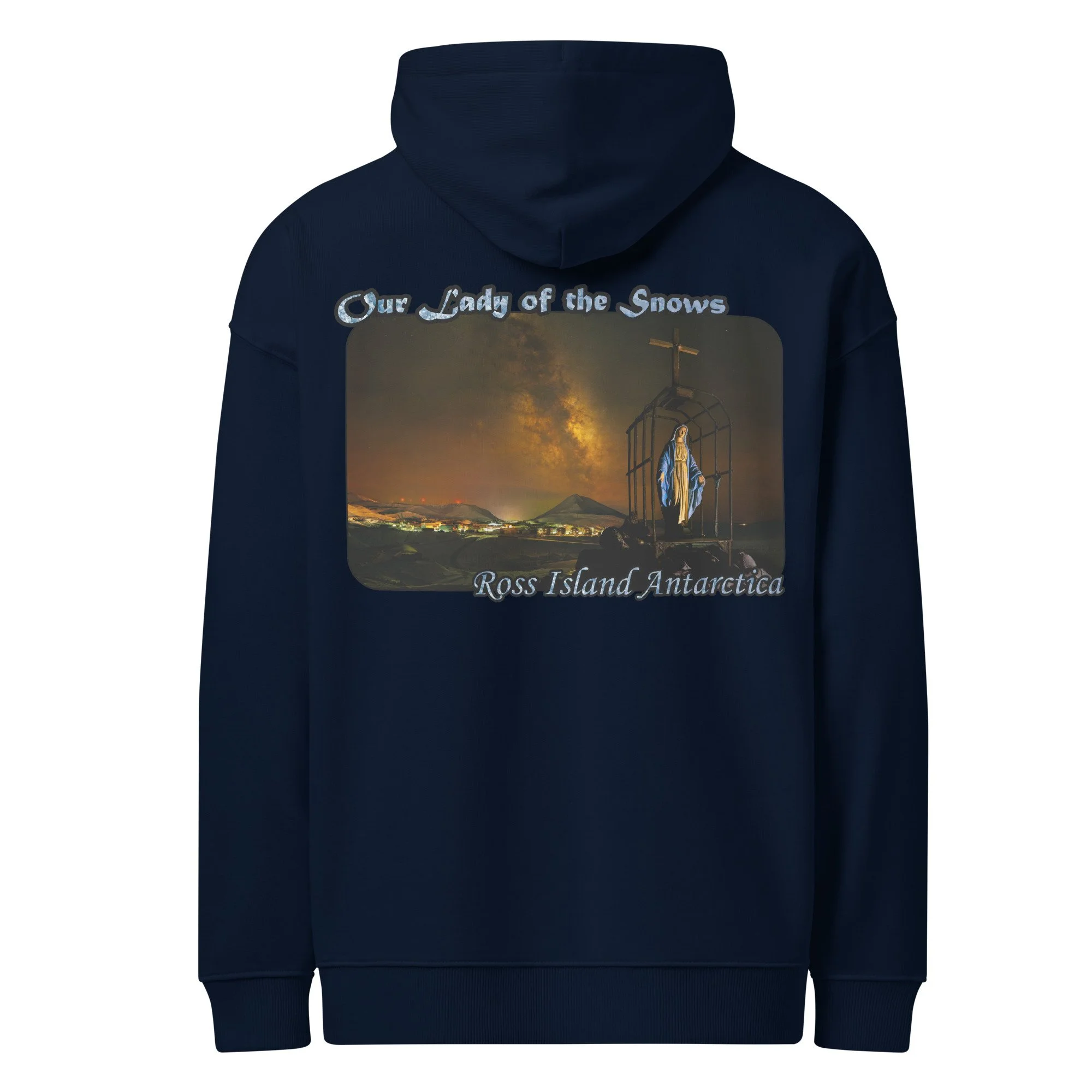Vinces Cross and Our Lady of the Snows Unisex organic relaxed hoodie