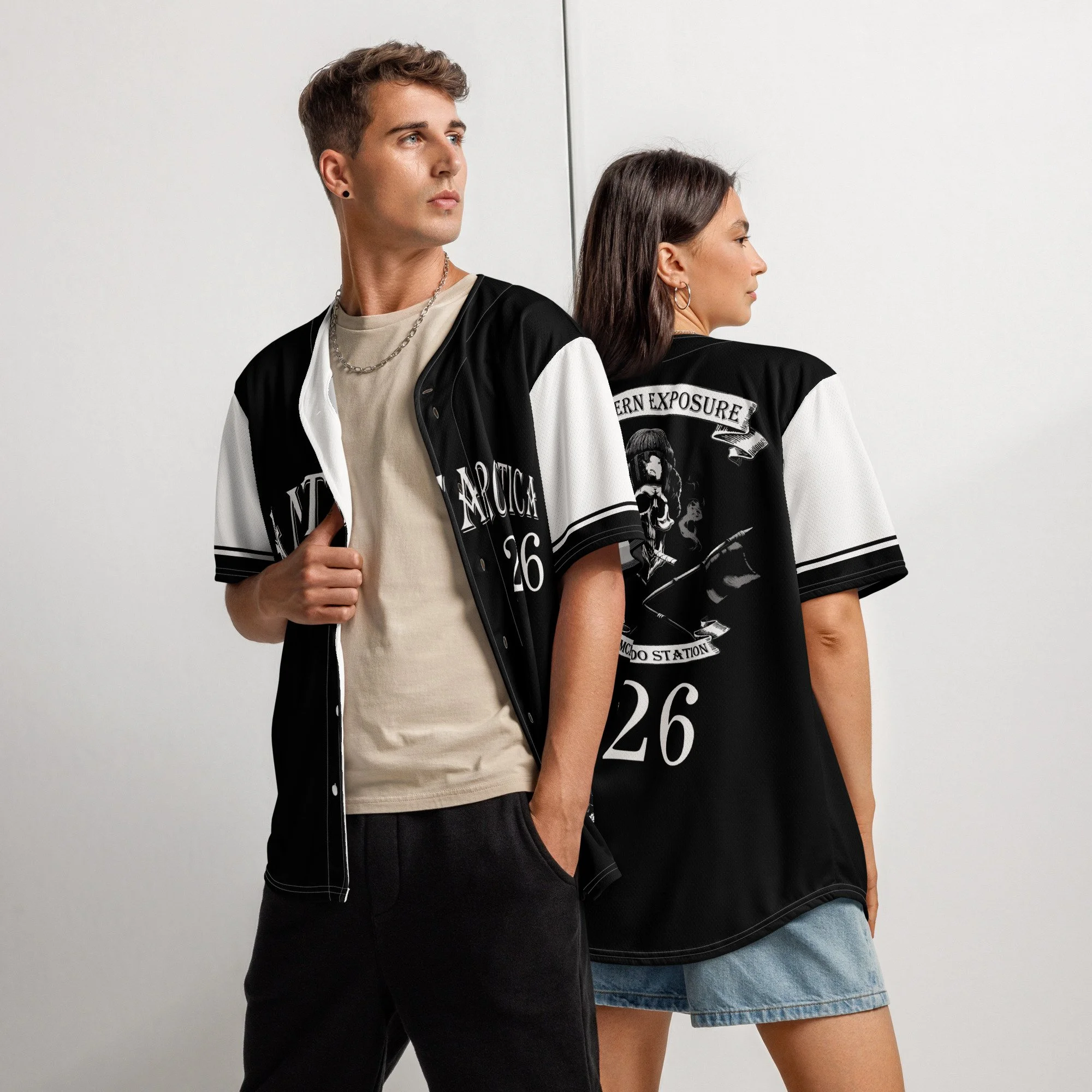 Antarctica 26 Baseball jersey