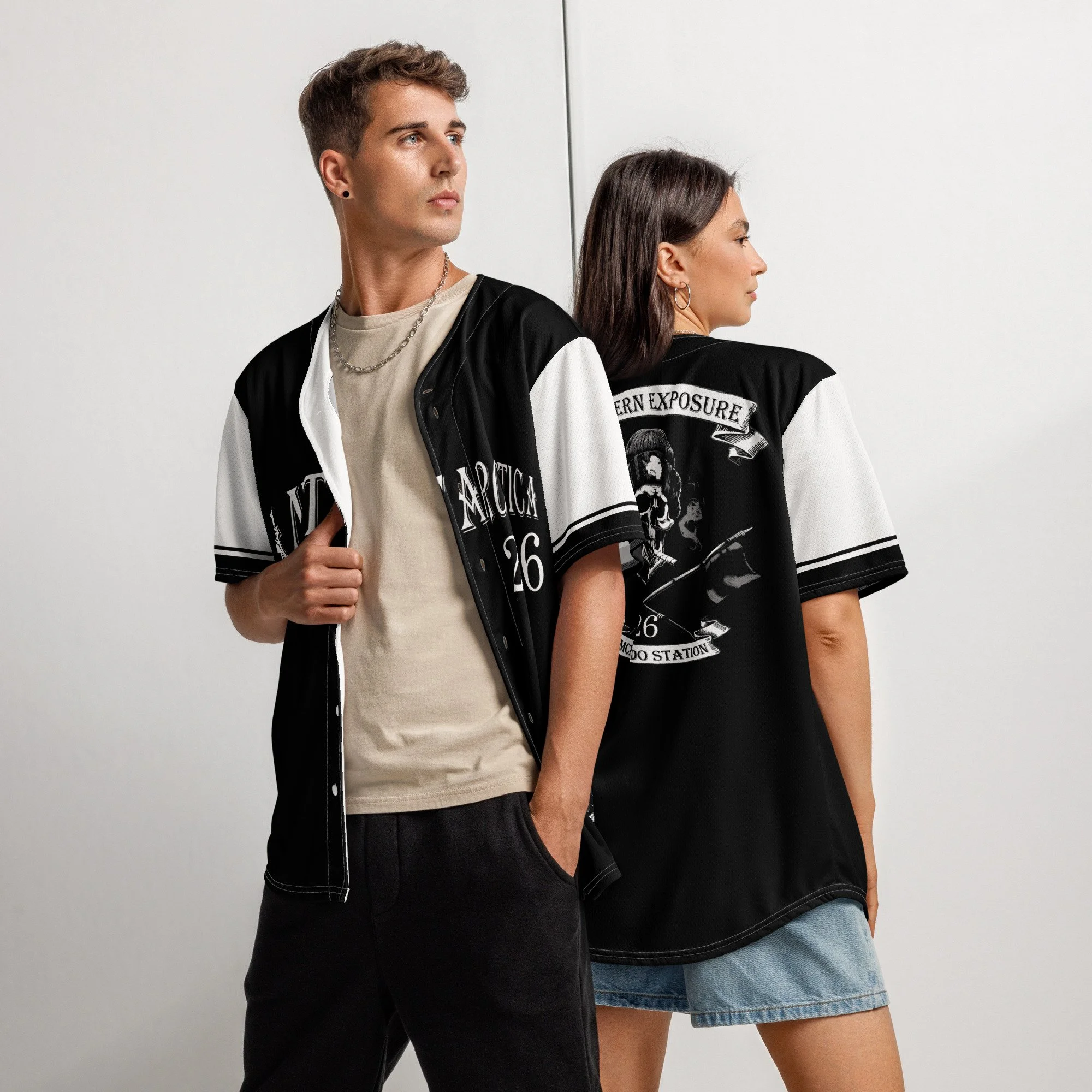 Antarctica 26 Baseball jersey