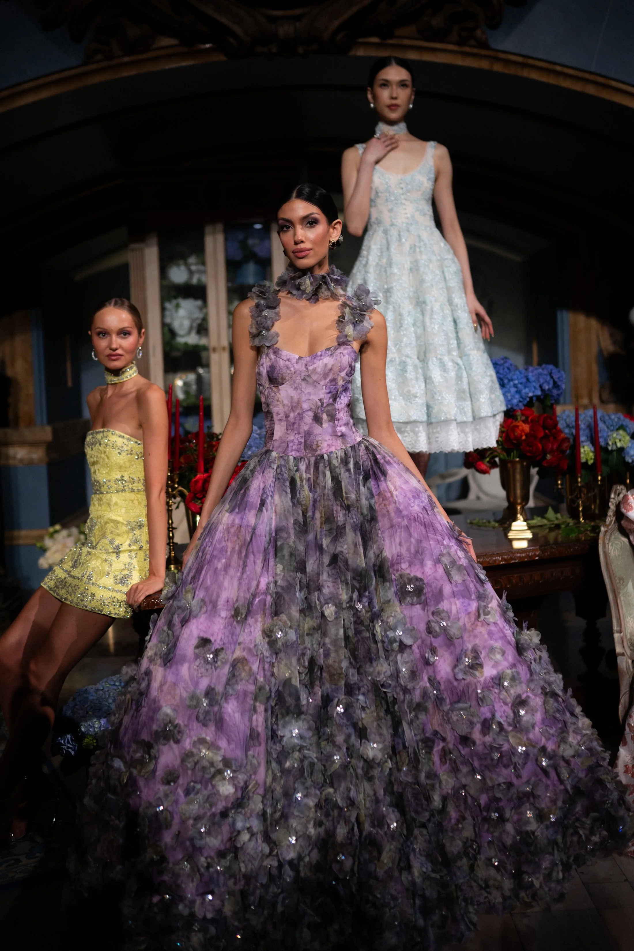 Alice and Olivia fashion runway NYFW by Jordan Niccola Soho NYC model