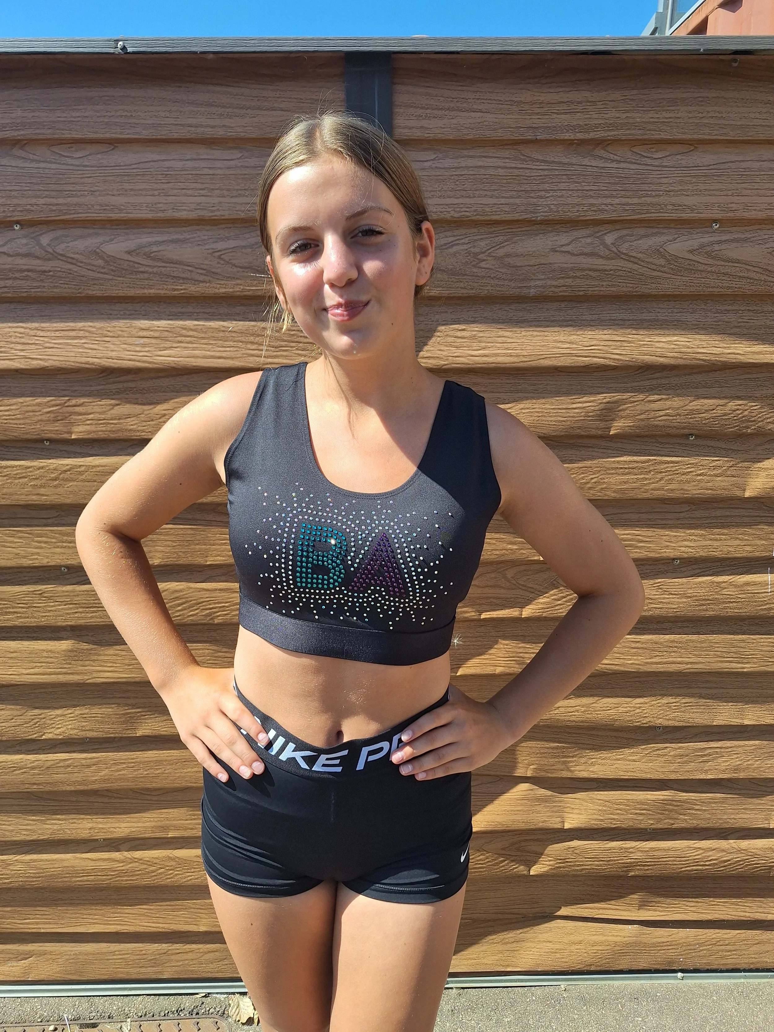 BA Rhinestone Crop Top