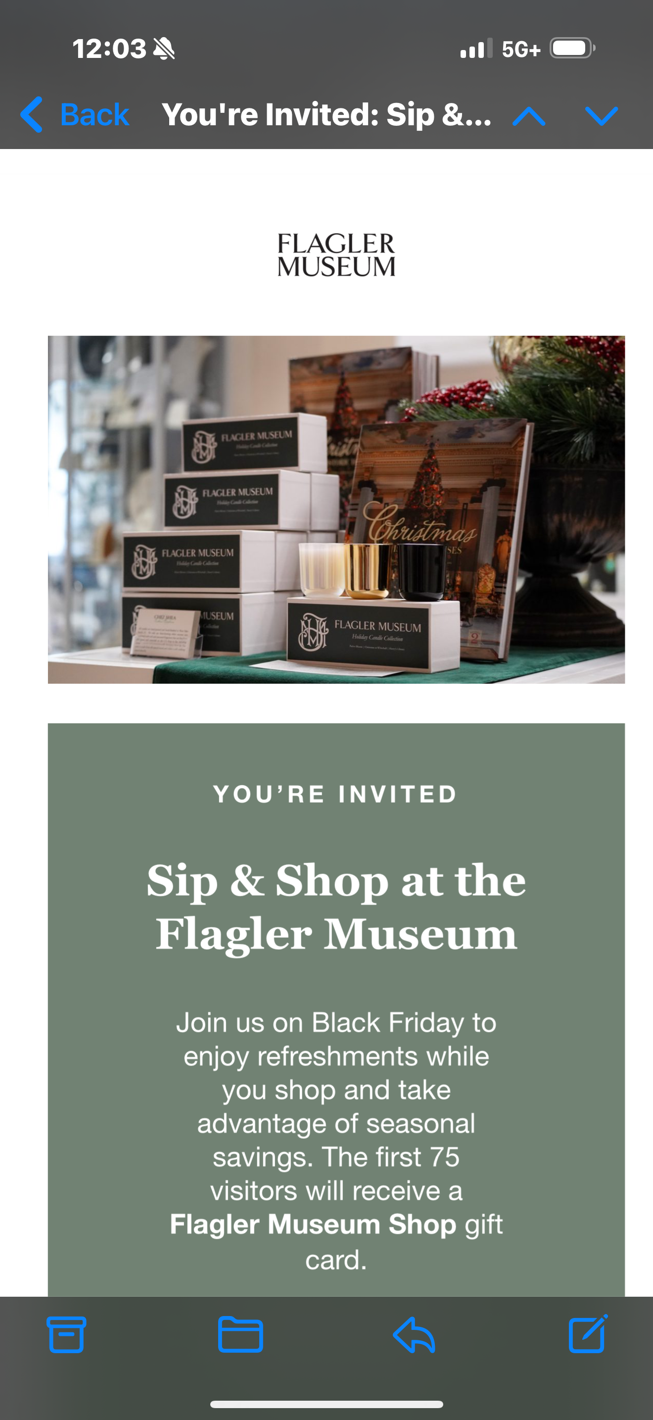 On display at Flagler Museum - Palm Beach