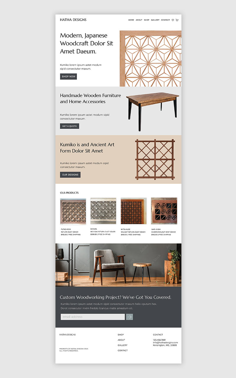 Full webpage