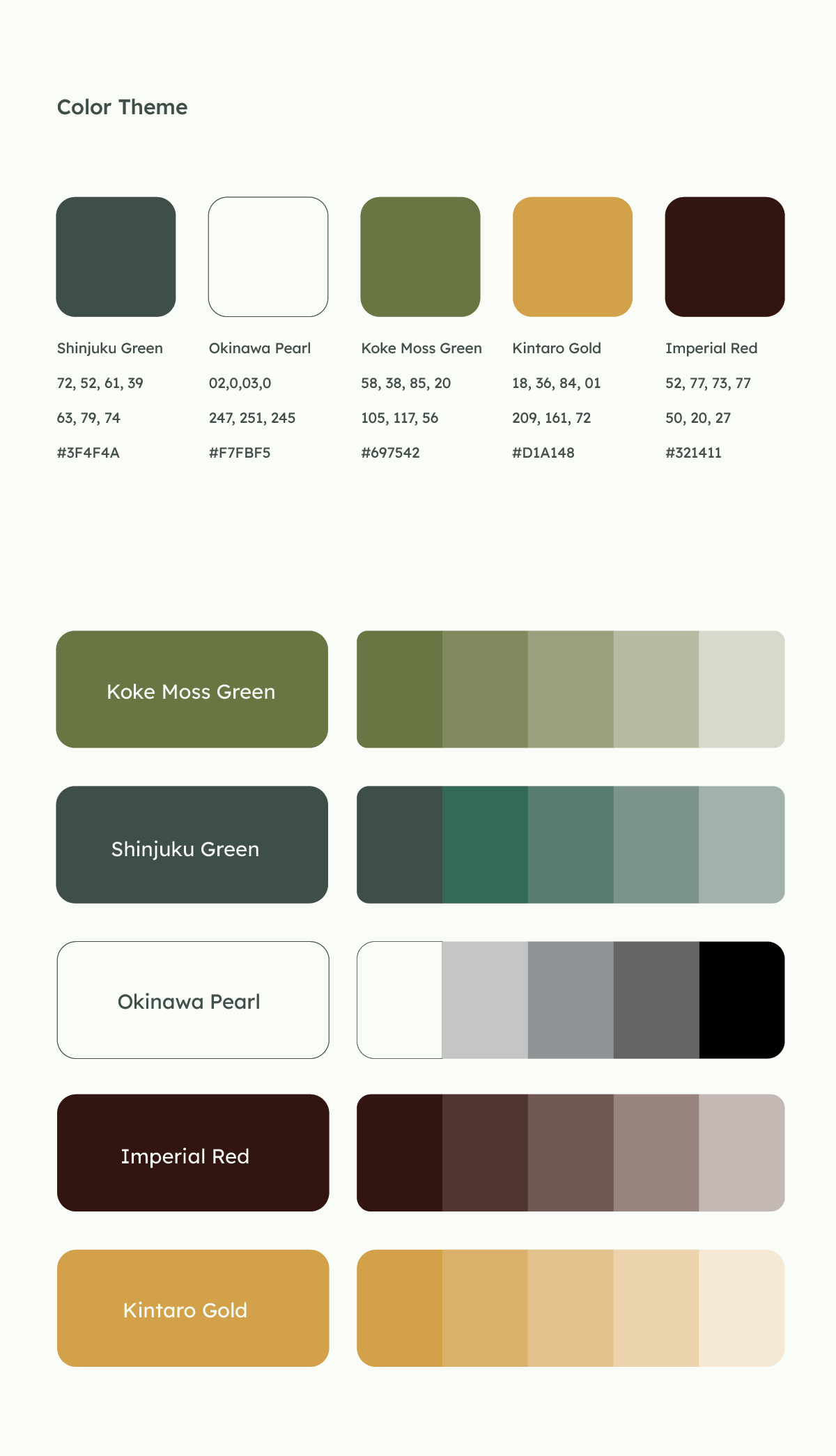 golden chopsticks tints-values