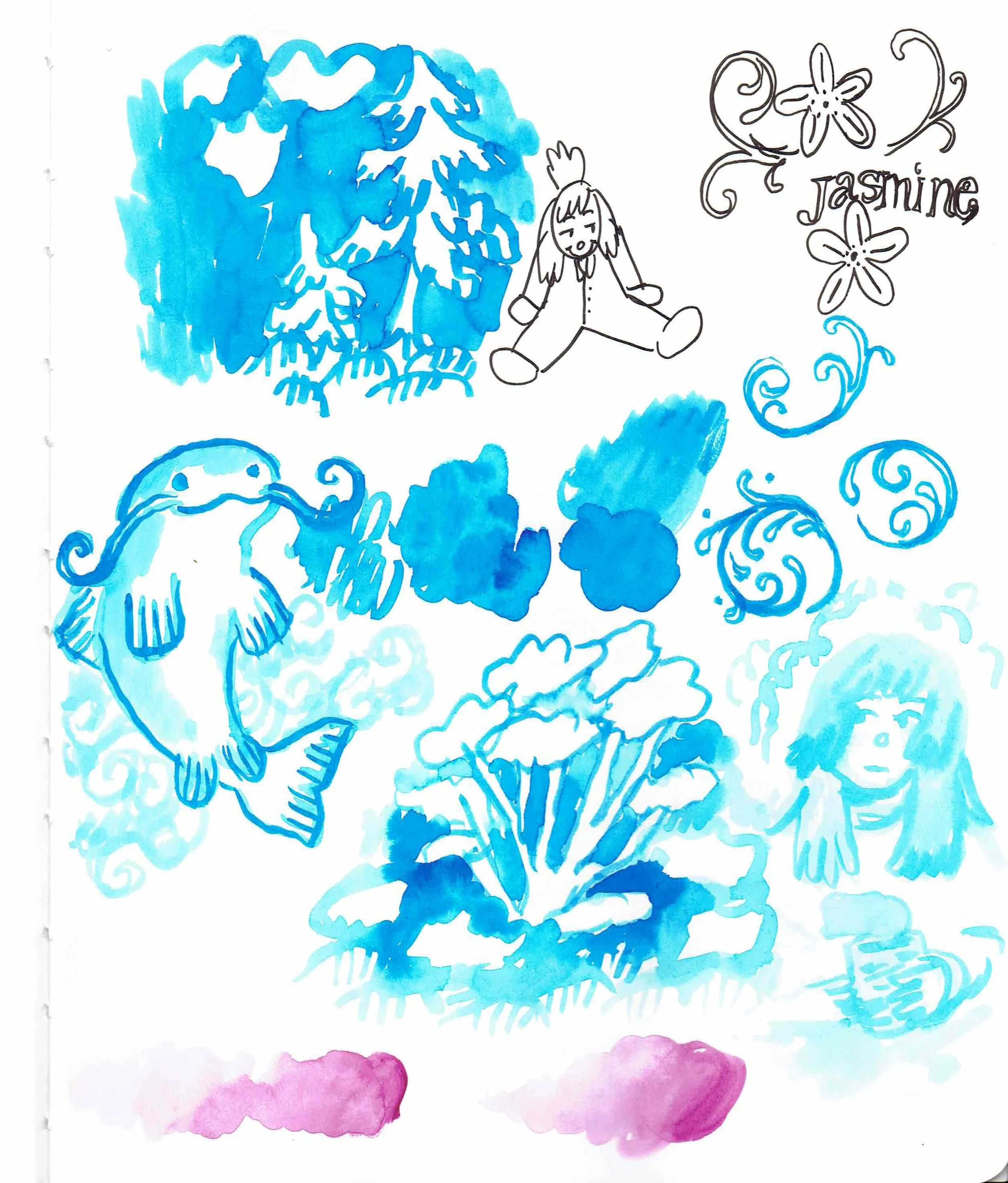 May 2026 sketchbook page.