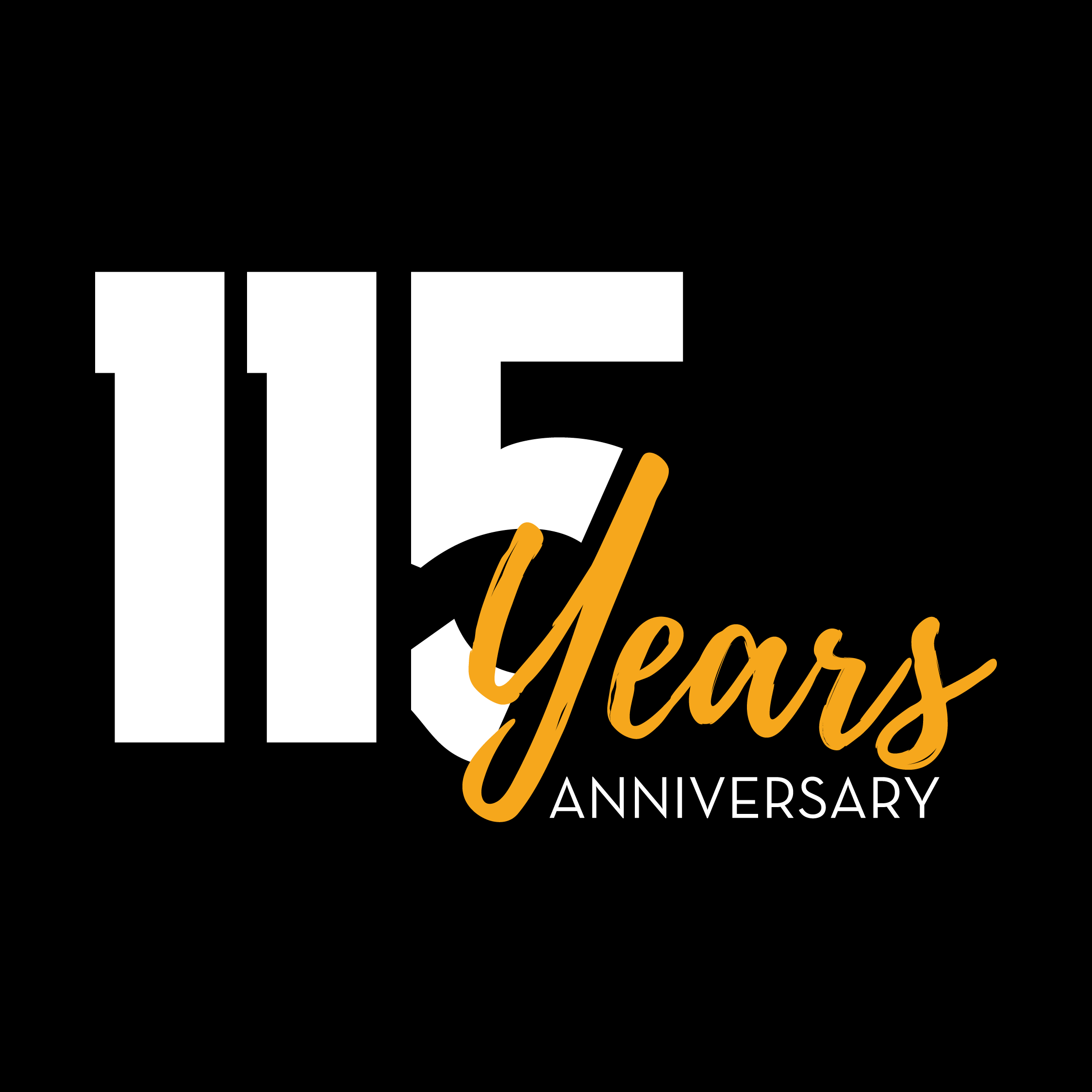 Gross Electric 115 Year Anniversary logo in bold black and gold design.