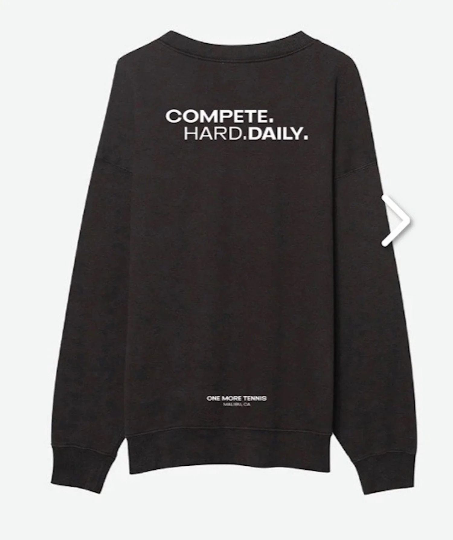 OVERSIZED CORE CREWNECK — One More Tennis + Wellness