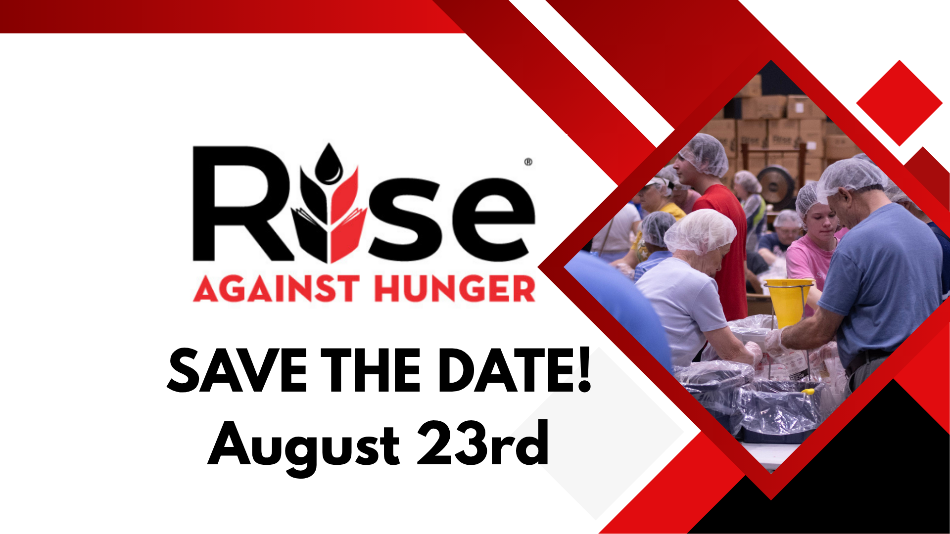 Rise Against Hunger Packing Event