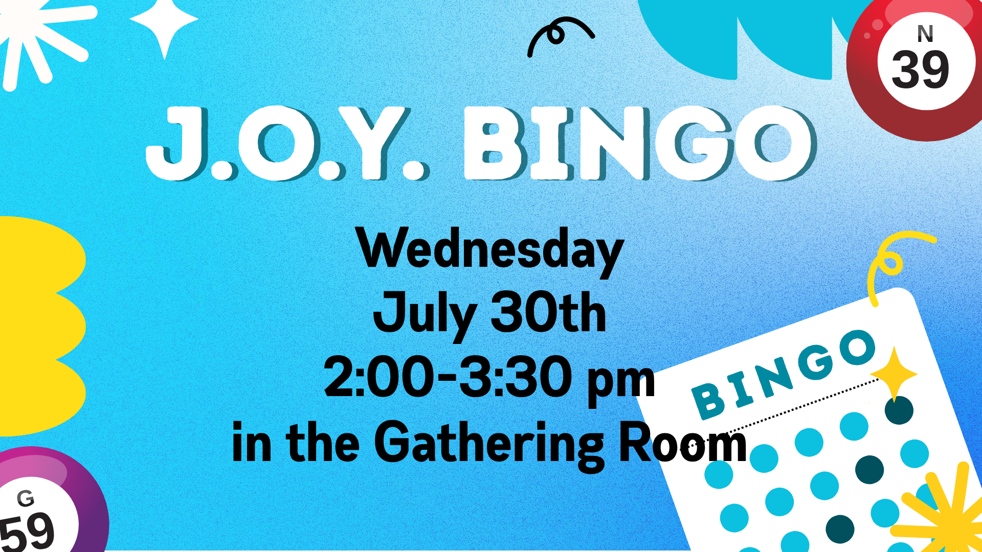 Senior Bingo