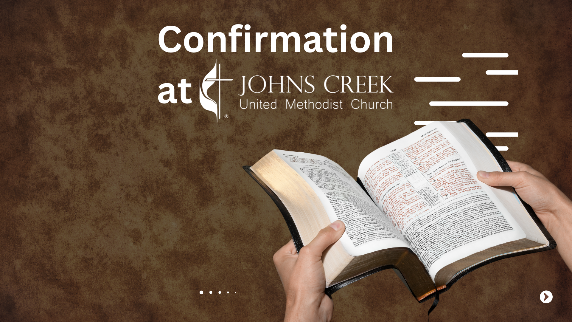 Confirmation Information Meeting