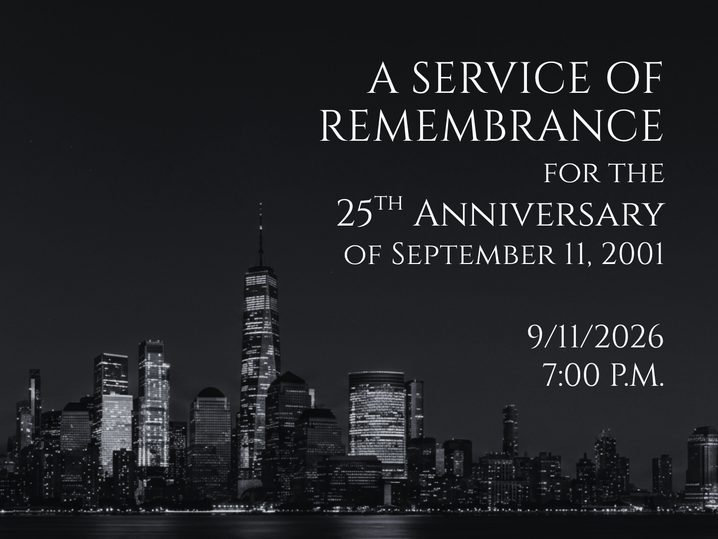 9/11 Service of Remembrance