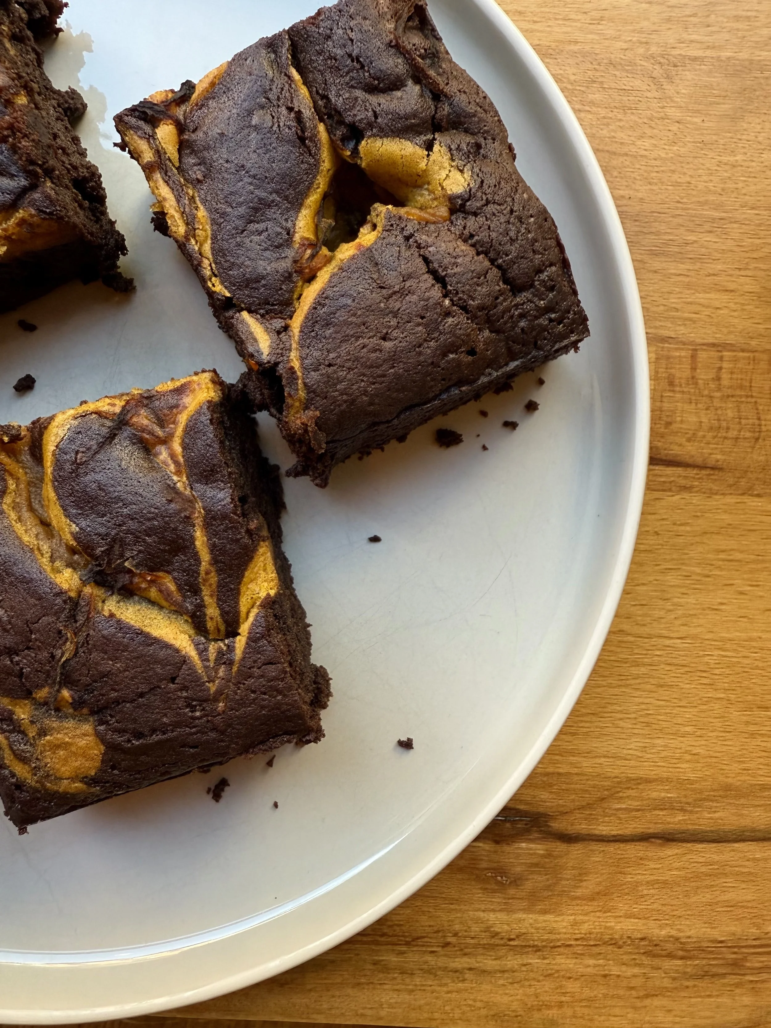 Pumpkin Brownie  Café Bertis Karlsruhe