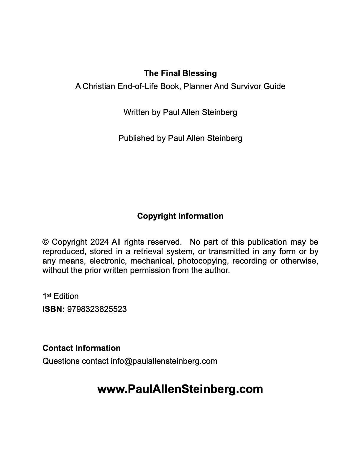 The Final Blessing A Christian End-of-LIfe Book, Planner and Survivor Guide copy.2.png