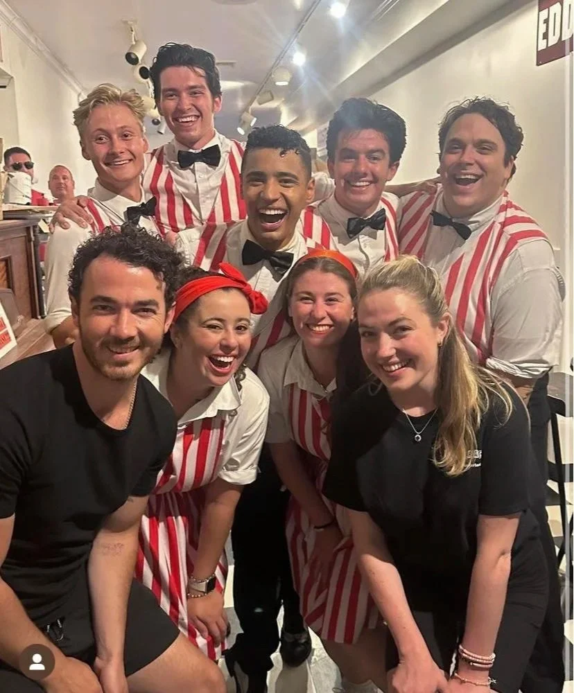 Bridget with Kevin Jonas at the ShowPlace Ice Cream Parlor
Click for Tik Tok!