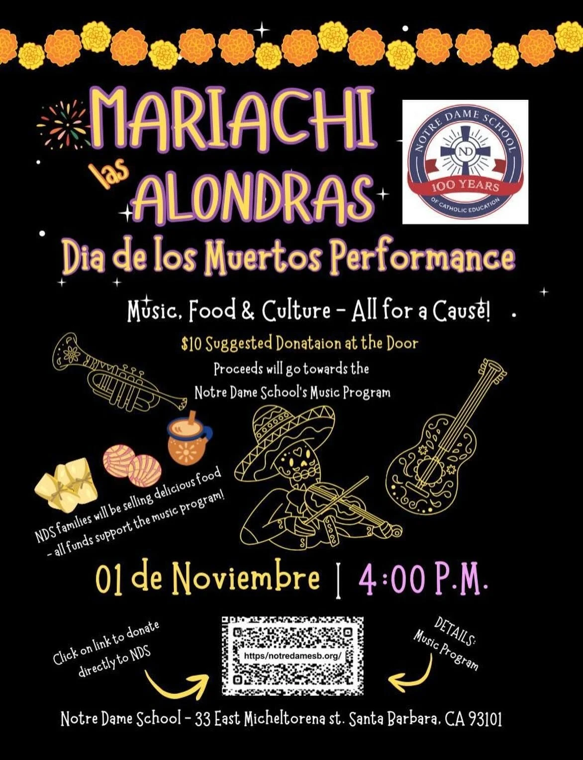 🎶 ✨Join Kathys Music & Movement and teacher Alondra for Halloween fun the rest of this week, and 2 special musical events for Día de los Muertos Celebration, featuring Mariachi Las Alondras✨ 🎶
Get ready for an unforgettable morning and