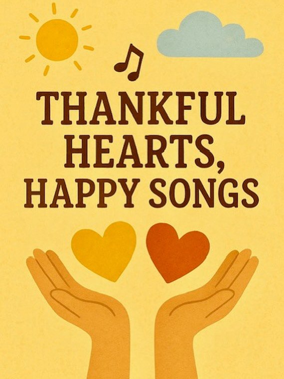 Dear Families

For the weeks of November, we&rsquo;ll be celebrating the season of gratitude and giving with a joyful Kathy&rsquo;s Music &amp; Movement music and movement theme inspired by Raffi&rsquo;s beautiful song and book &ldquo;Thanks A Lot.&r