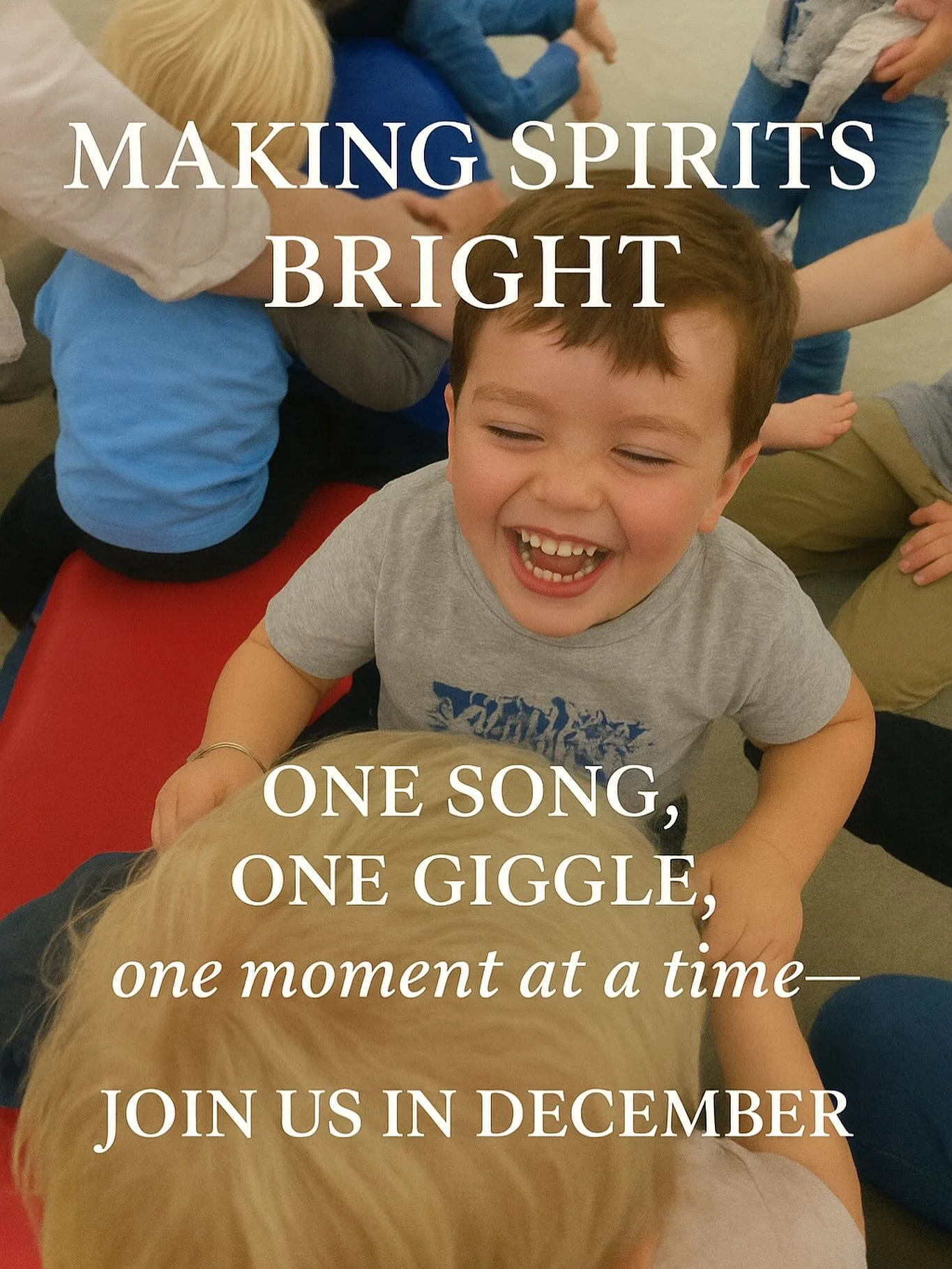 🔔 3 Weeks of Joyful Holiday Music- Join Us! 
Let&rsquo;s CELEBRATE and SING for JOY, HOPE &amp; LOVE&hellip;and Family Memories Together!

December is here, and we would love for you to join us for 3 joyful weeks of music, connection, and holiday ma