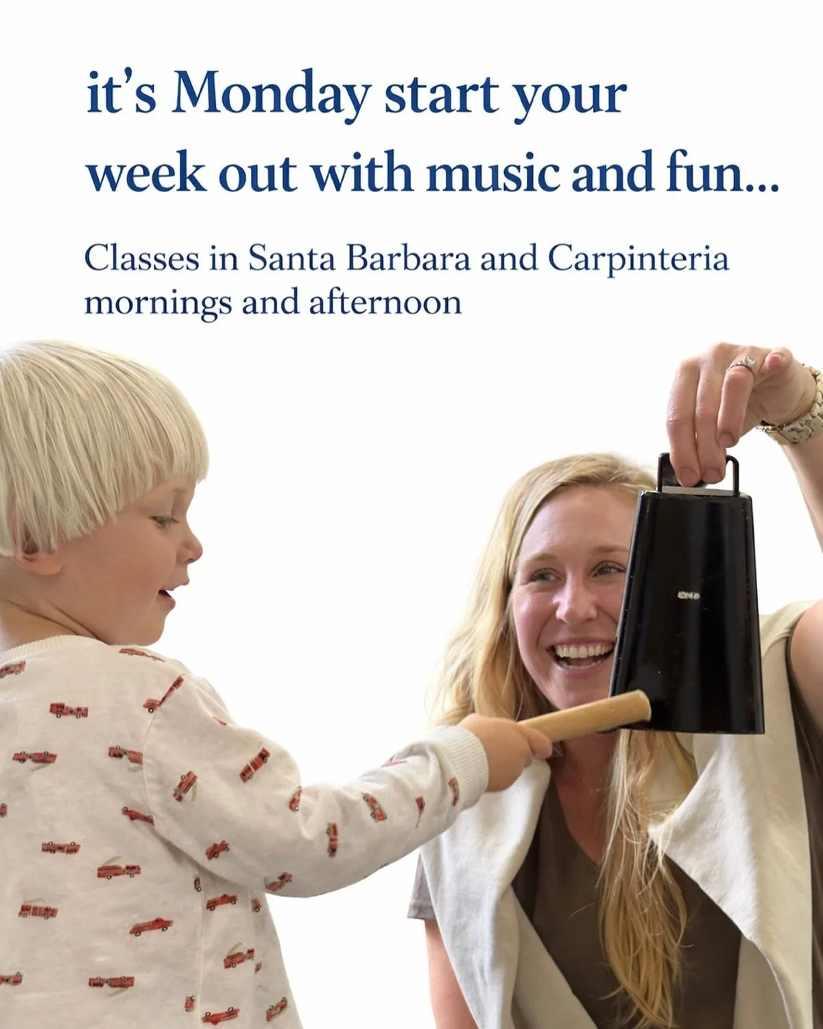 Happy Monday!
Music is how we connect.
It&rsquo;s how we listen, play, laugh, and belong&mdash;together. 🎶💫

This week we&rsquo;re making music, sharing instruments, building bonds, and creating community&mdash;one beat at a time.

✨ Classes for ba