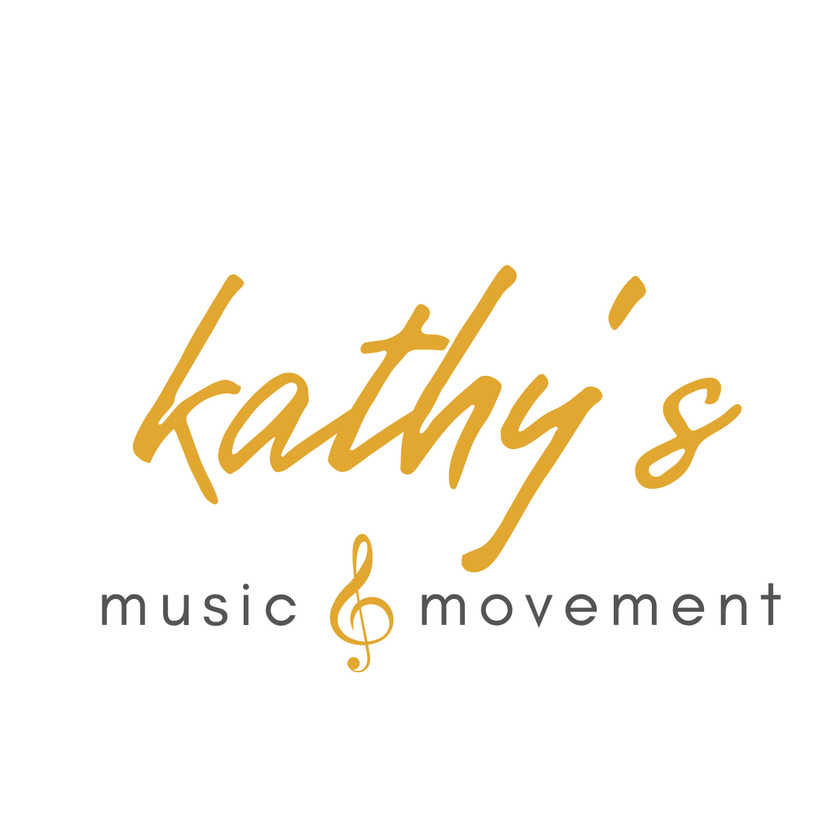 Logo for Kathy's music & movement Santa Barbara and Carpinteria