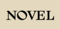 Word 'NOVEL' in black text on white background.