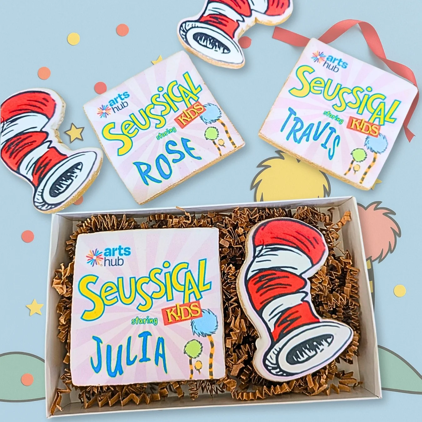 Seussical Personalized Cookie Gift Set