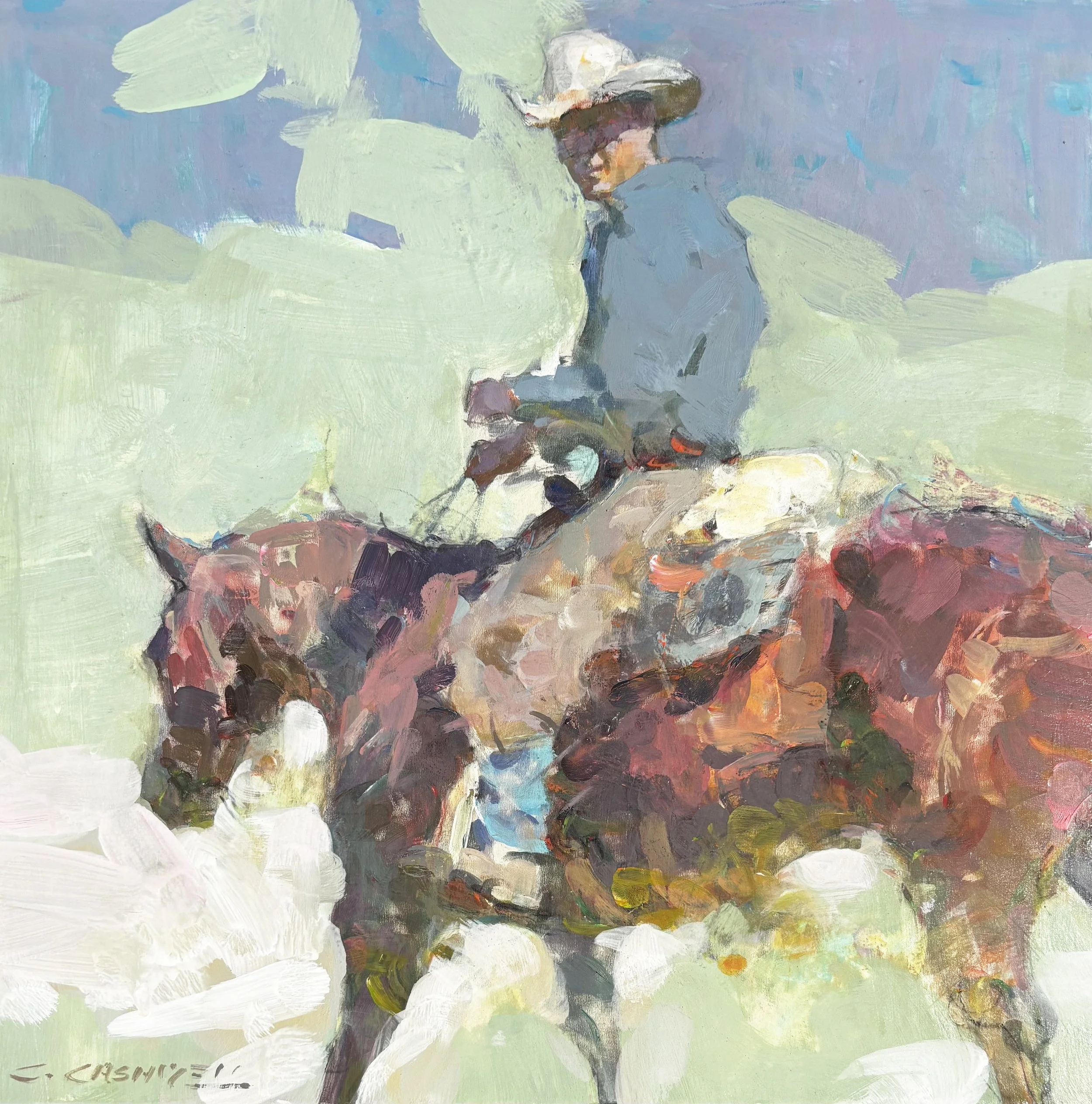      Let's Ride
16 x 16 - $3,800