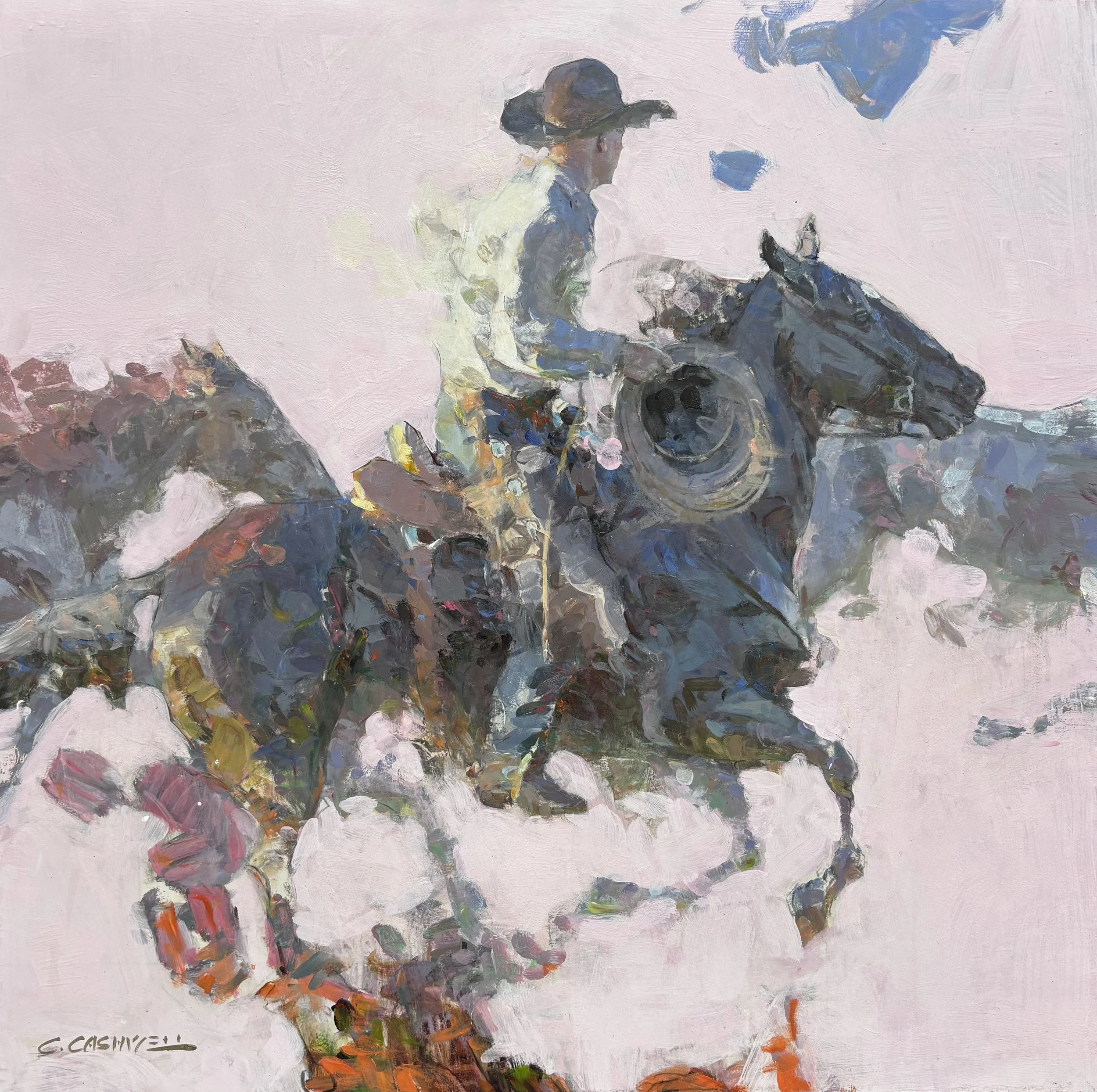 Early In The Saddle
  36x36 - $12,000