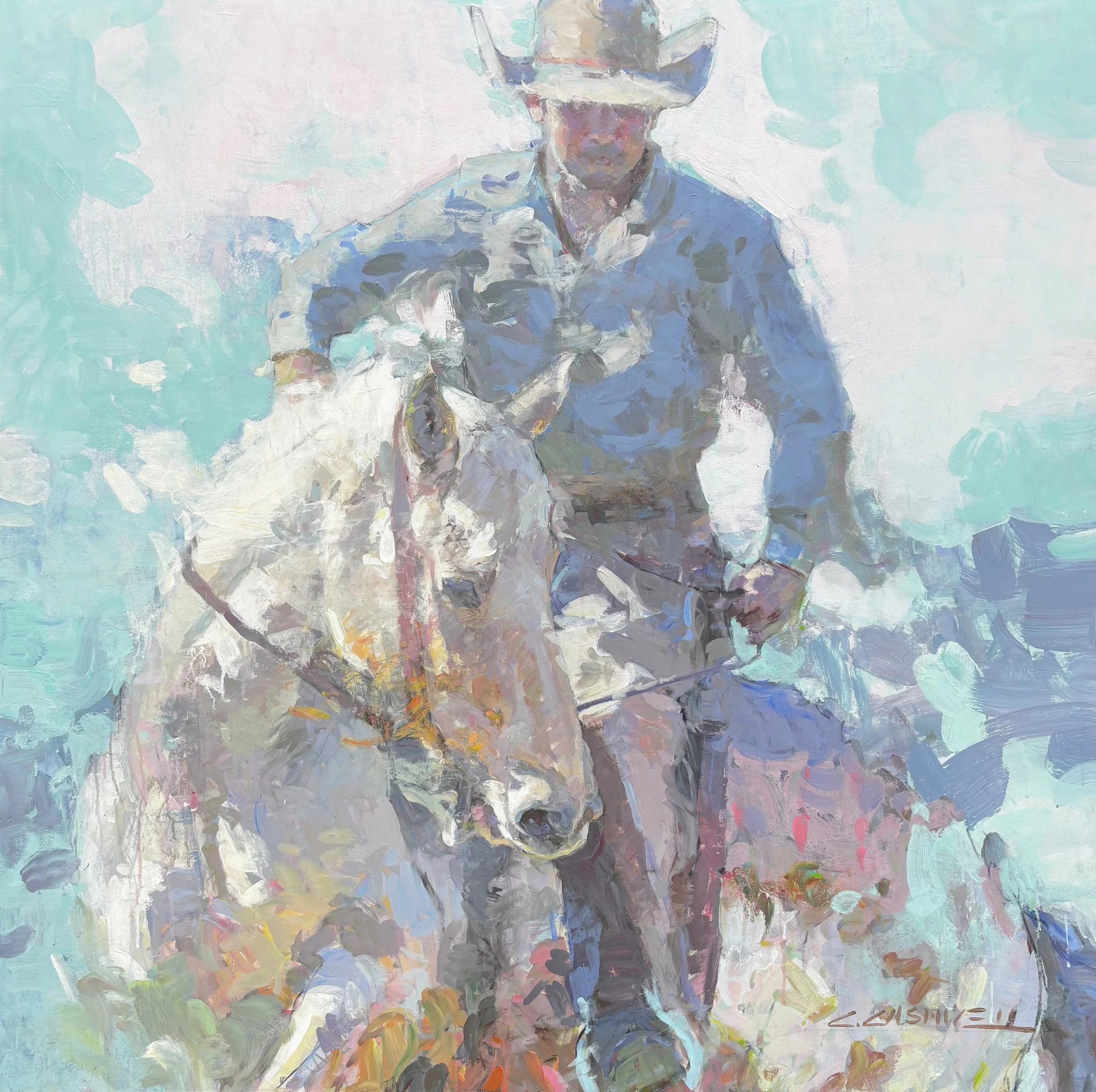 Bound For The Rio Grande
        48x48 - $19,500