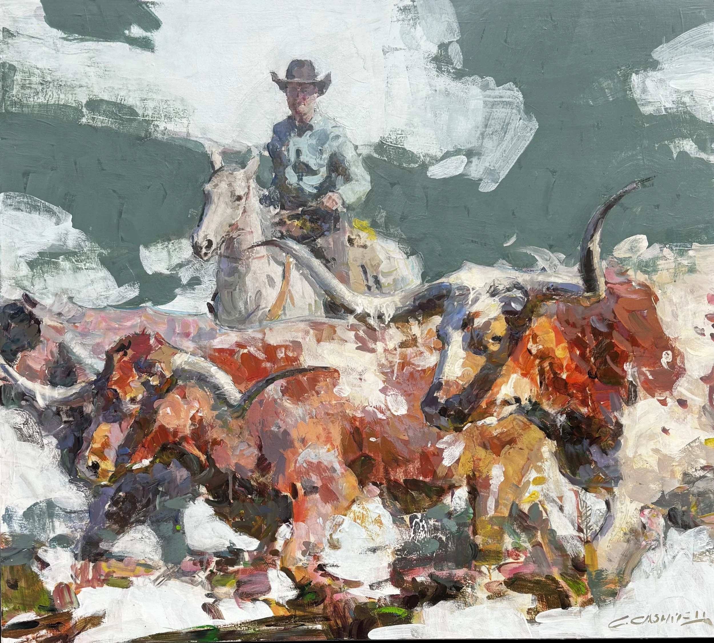    Move Along
32x36 - $11,500