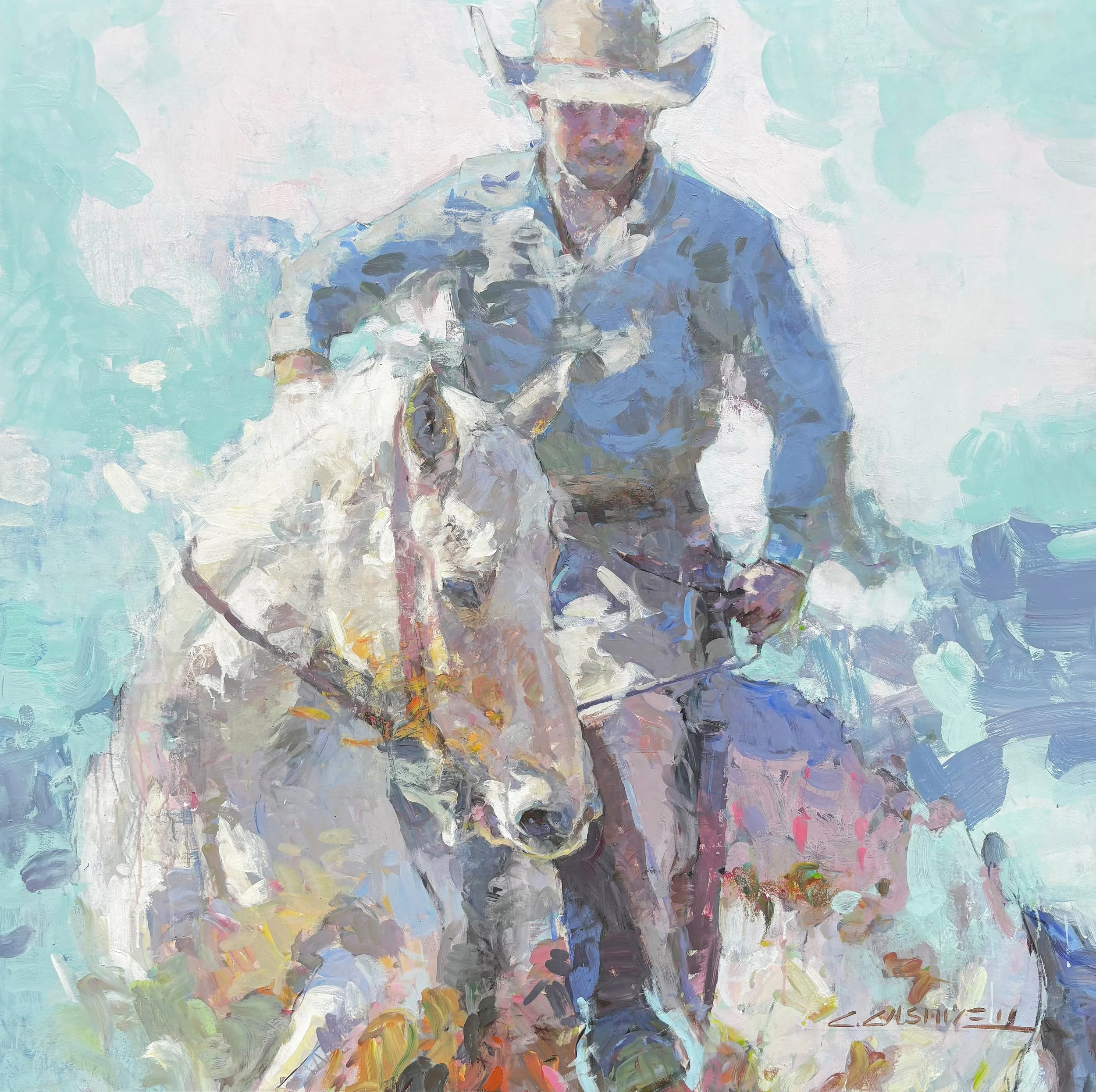 Bound For The Rio Grande
        48 x 48  - $18,500