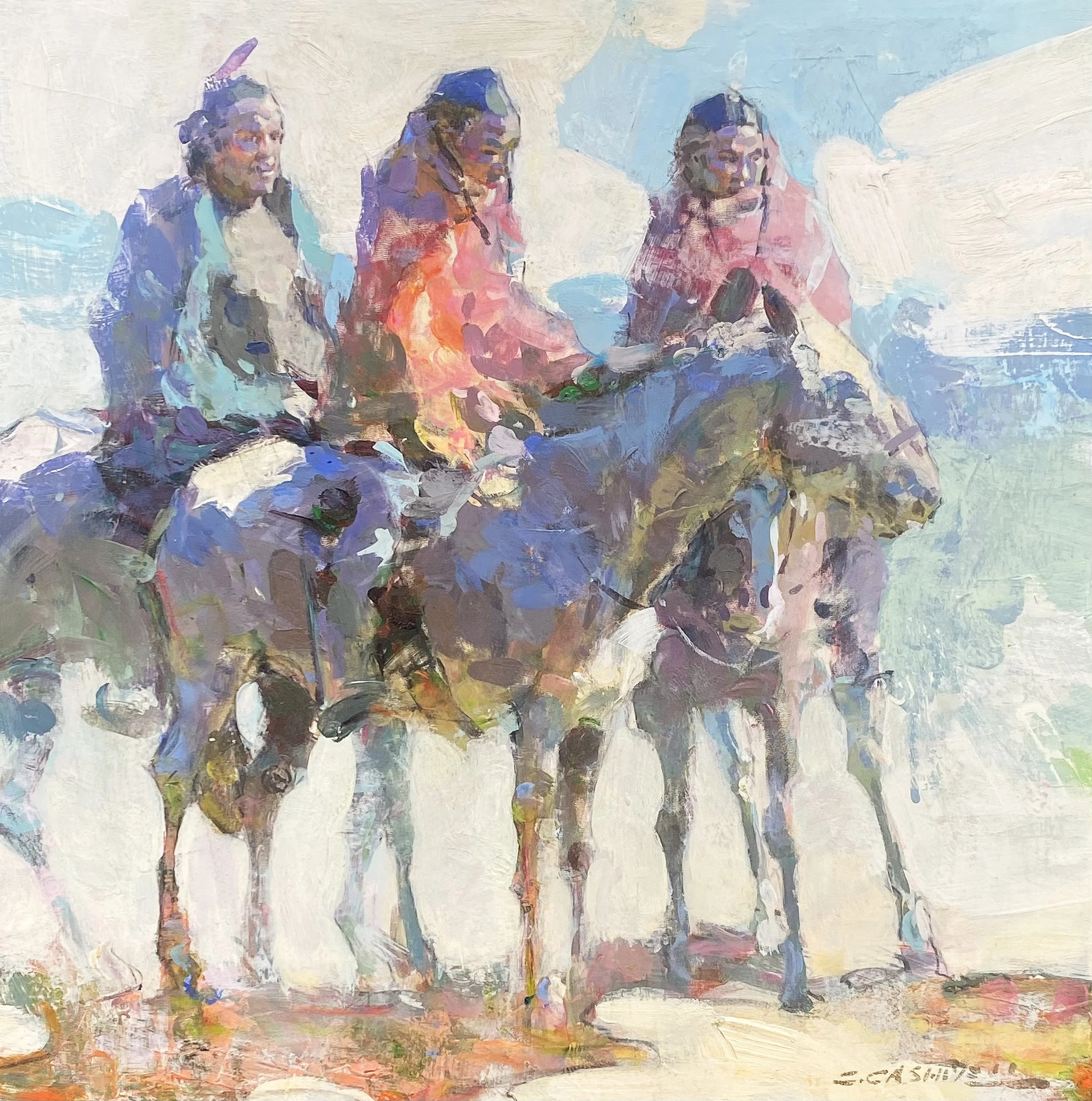 A Gathering of Spirits
    16x16 - $3,800