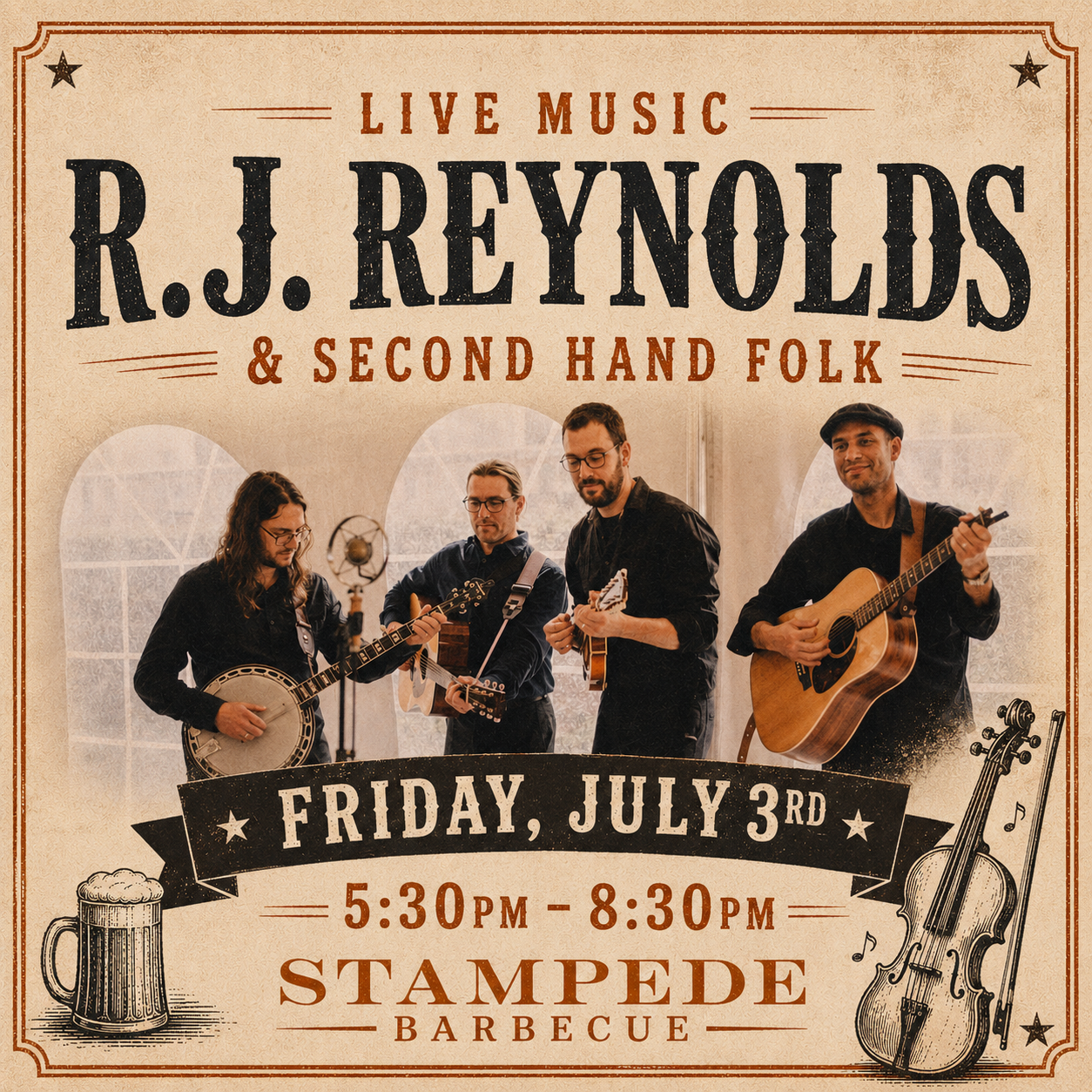 R.J. REYNOLDS &amp; SECOND HAND FOLK - July 3