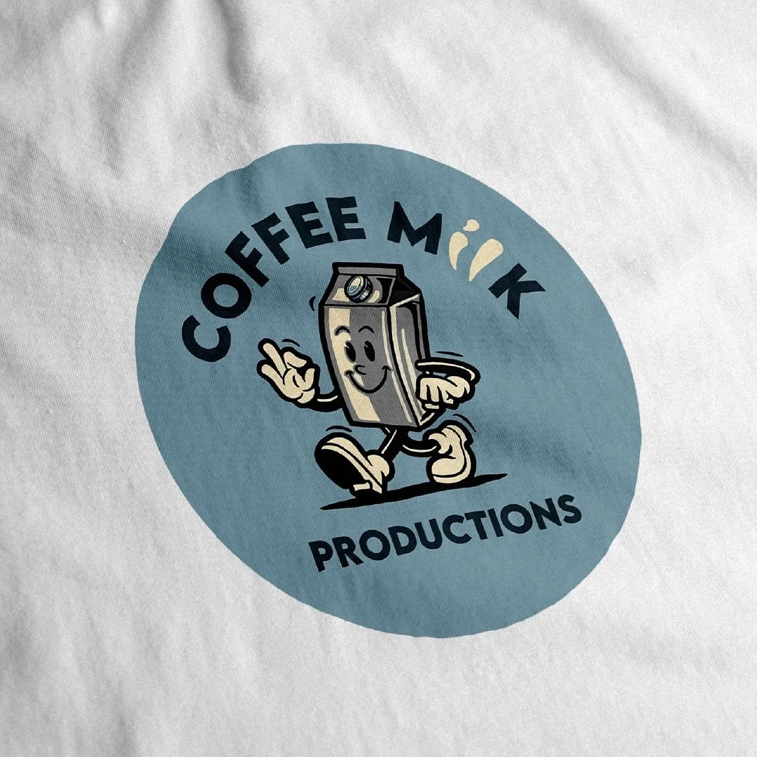 Got Milk?🥛So stoked to share the new logo I&rsquo;ve been working on for some of my good friends at @coffeemilkproductions 

Give these guys a follow to stay up to date with their upcoming projects, big things coming soon👀