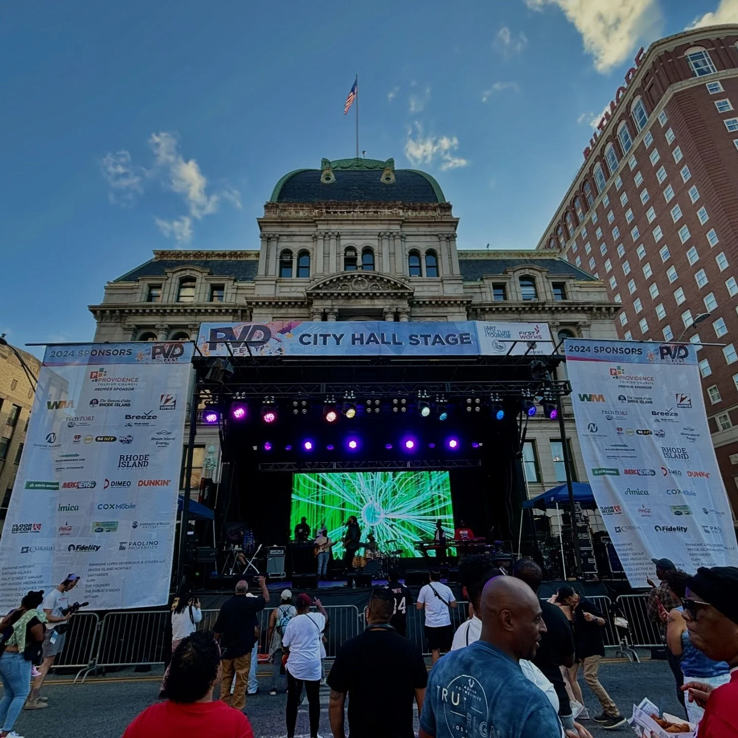 PVDFest 2024 wrapped 🎬
&deg;
Grateful once again to have developed the new branding and creative for the city of Providence&rsquo;s biggest event of the year. Here are some flicks of the signage in the festival footprint 📸
&deg;
Special shoutout to