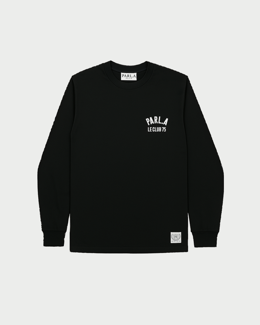 PARL.A_C1_LE_T-SHIRT_RELAXED_LOGO_CLUB_75_FRONT_Black.png